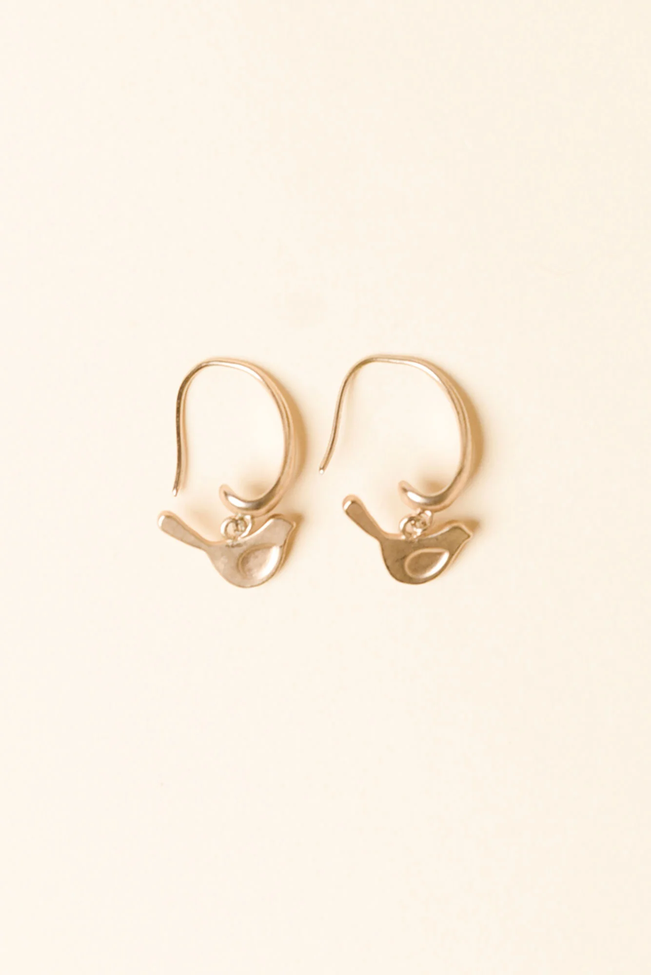Abia Gold Bird Hook Earrings