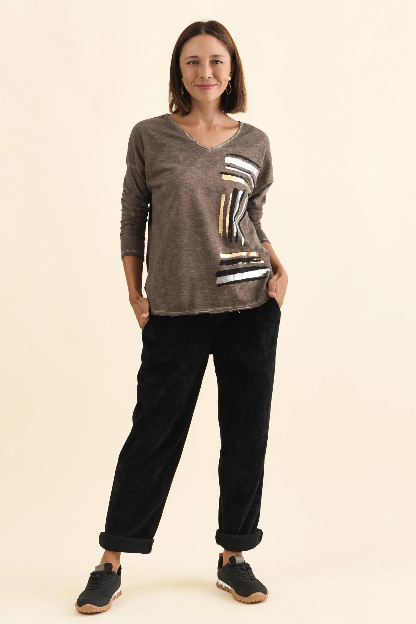 Agatti Black Drawstring Pants - Image 6