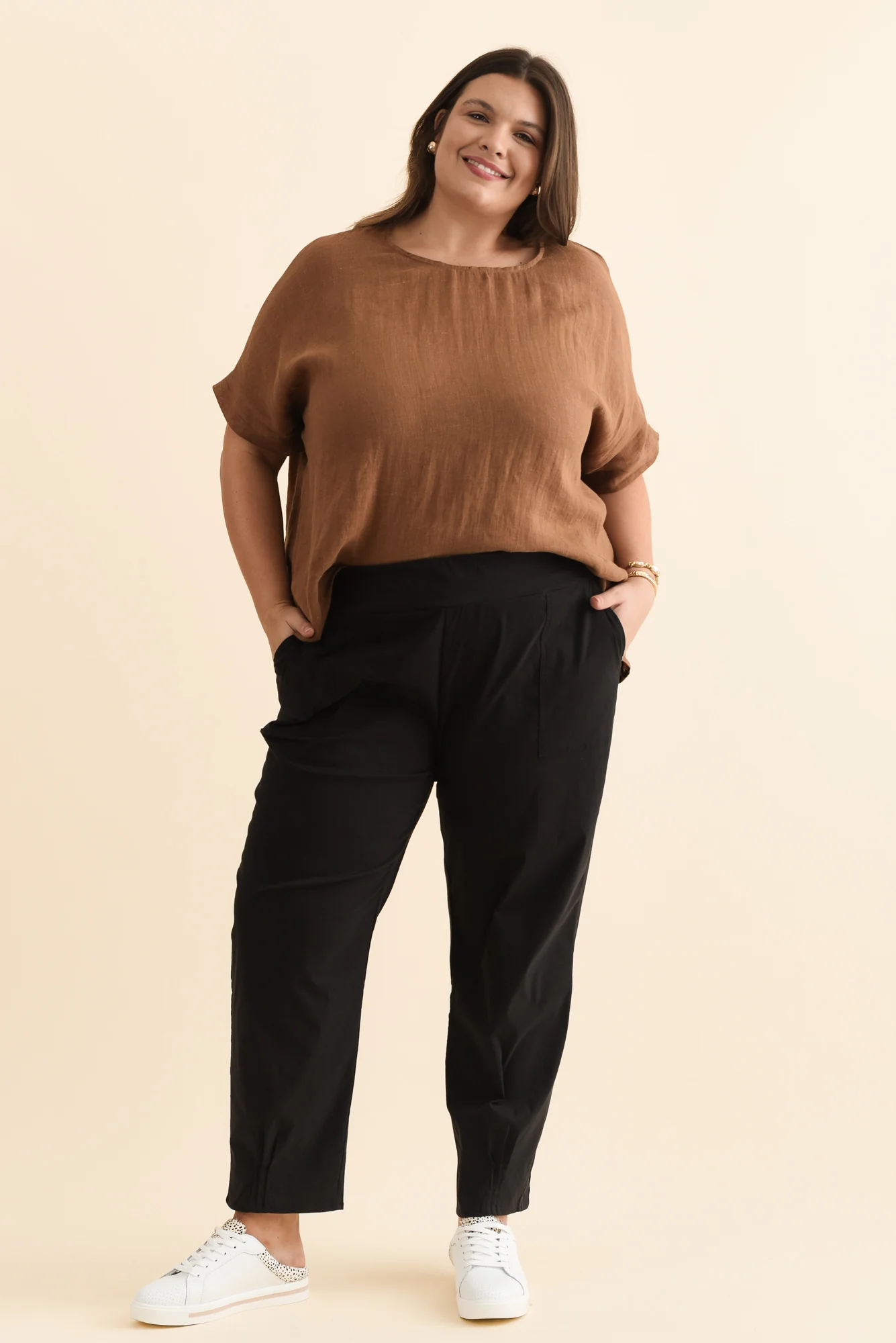 Air-Lite Black Stretch Pocket Pants - Image 8
