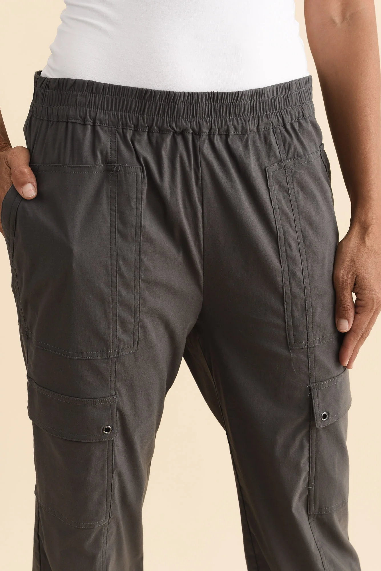 Air-Lite Charcoal Stretch Cargo Pants - Image 6