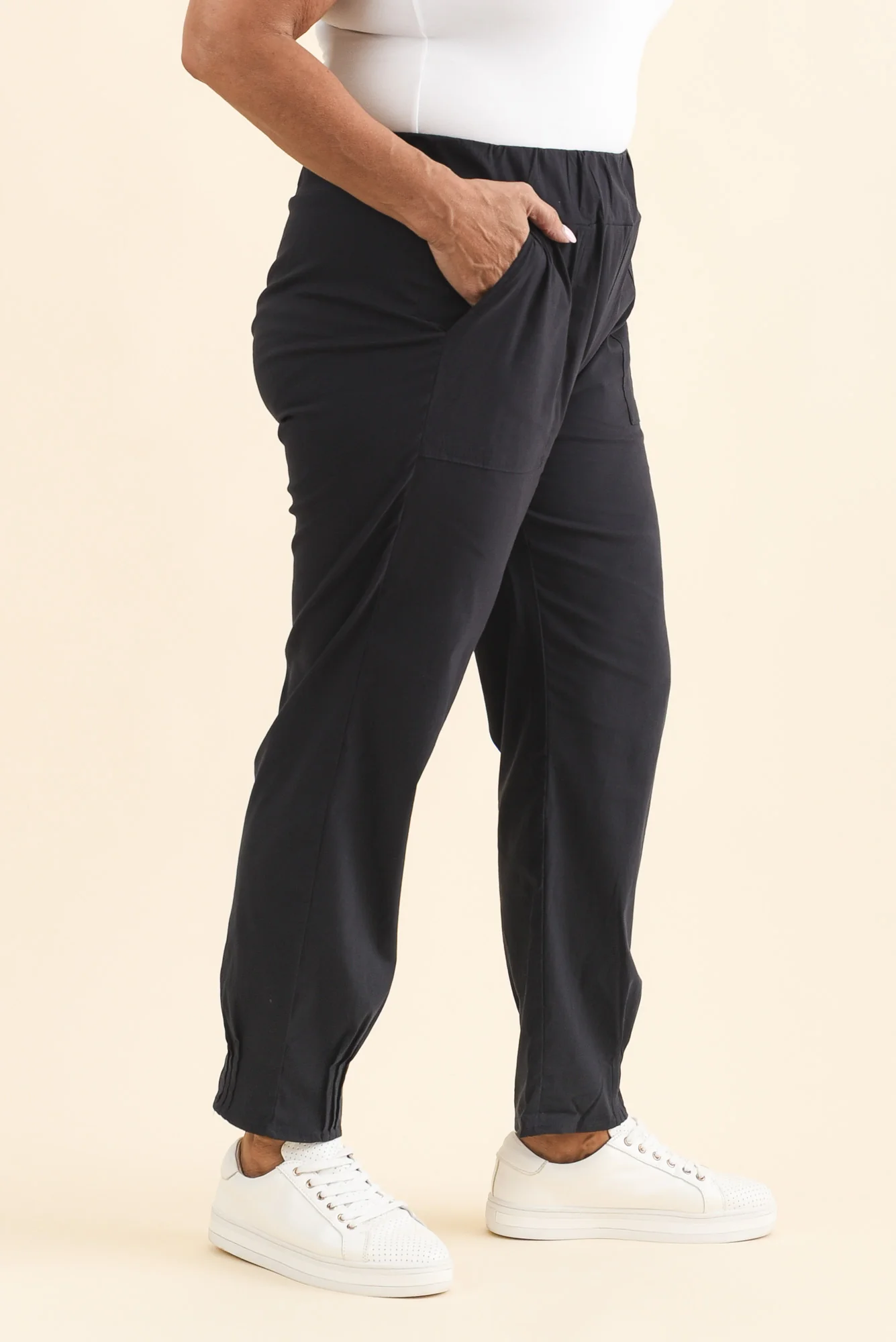 Air-Lite Navy Stretch Pocket Pants - Image 10
