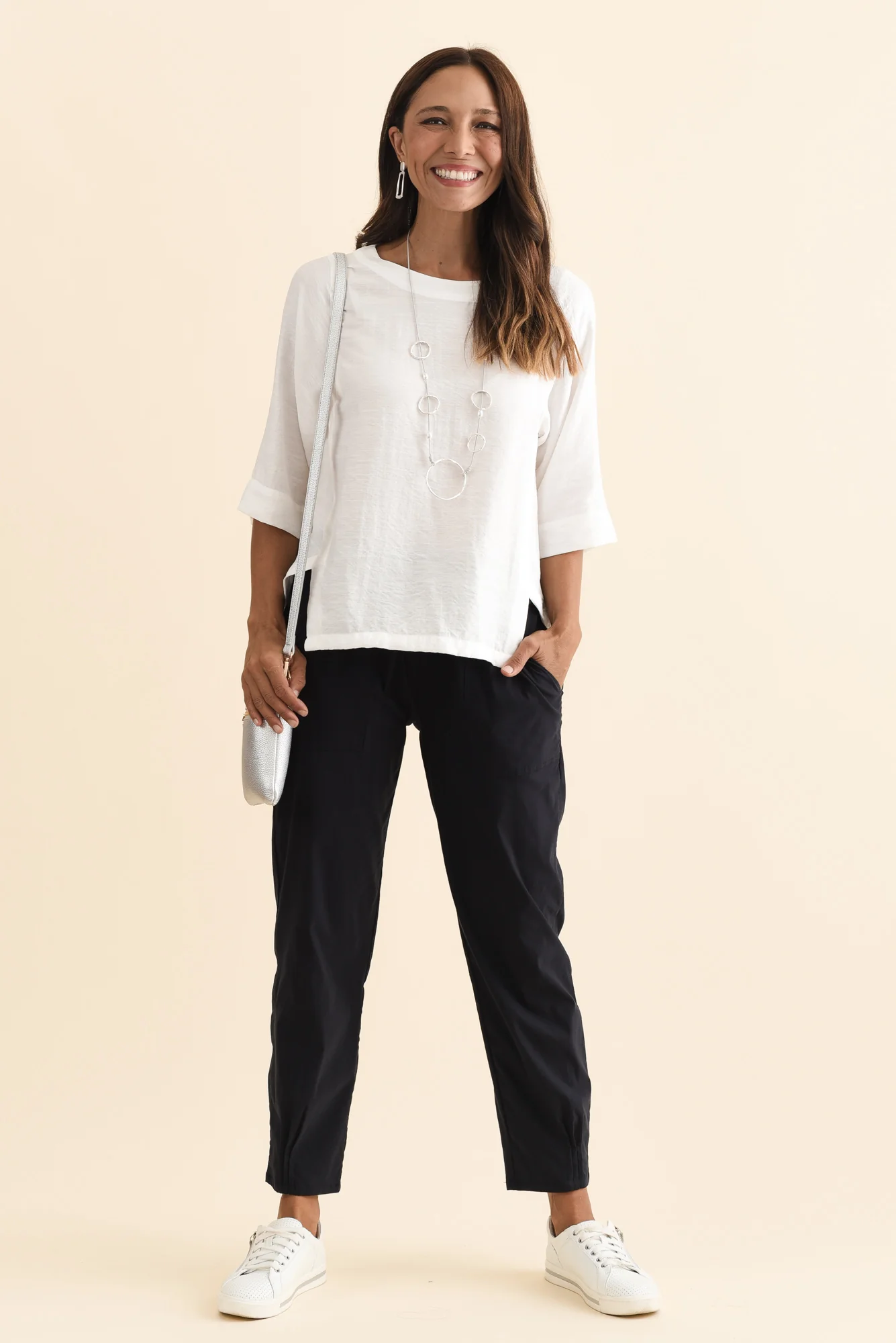Air-Lite Navy Stretch Pocket Pants - Image 3