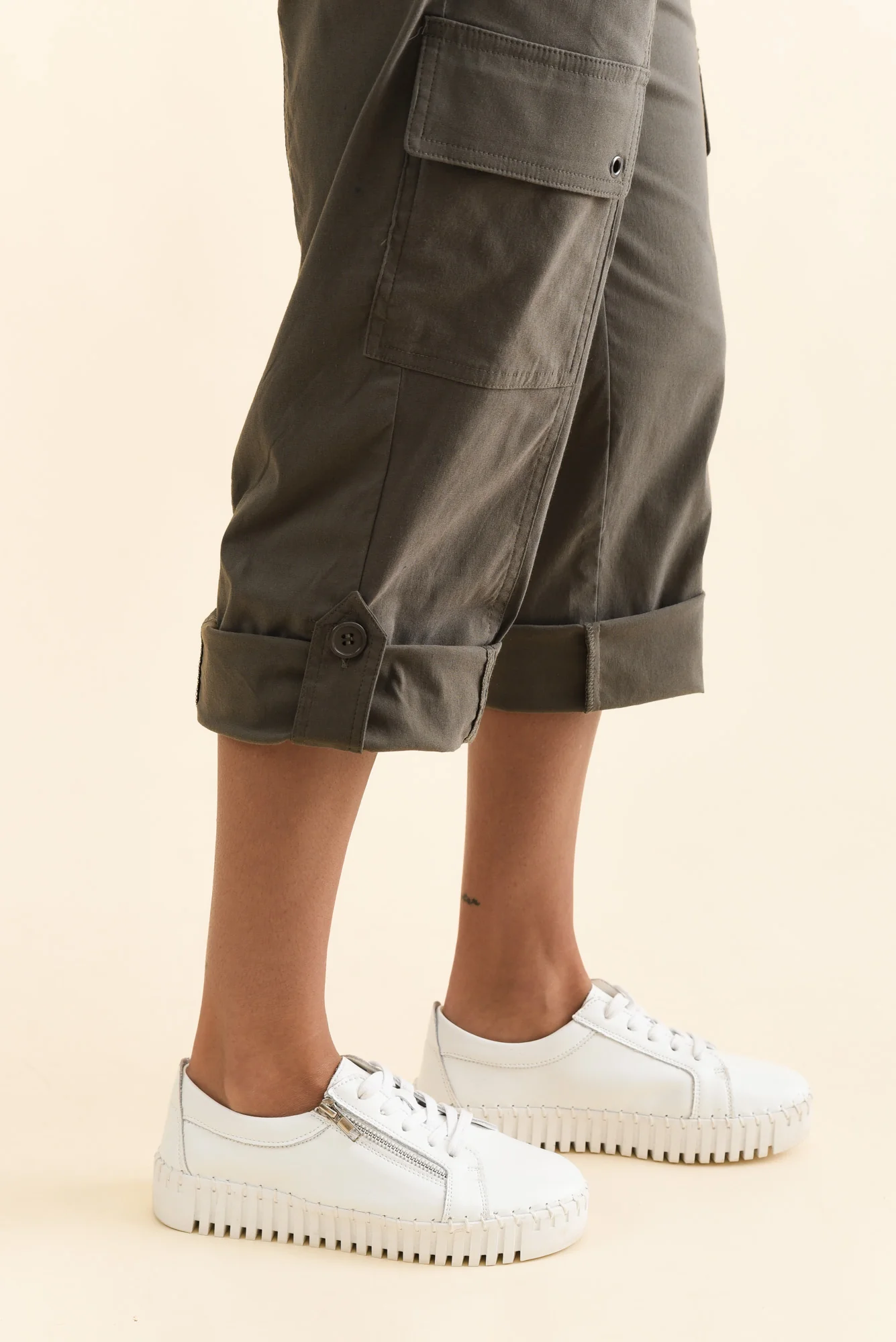 Air-Lite Olive Stretch Cargo Pants - Image 6
