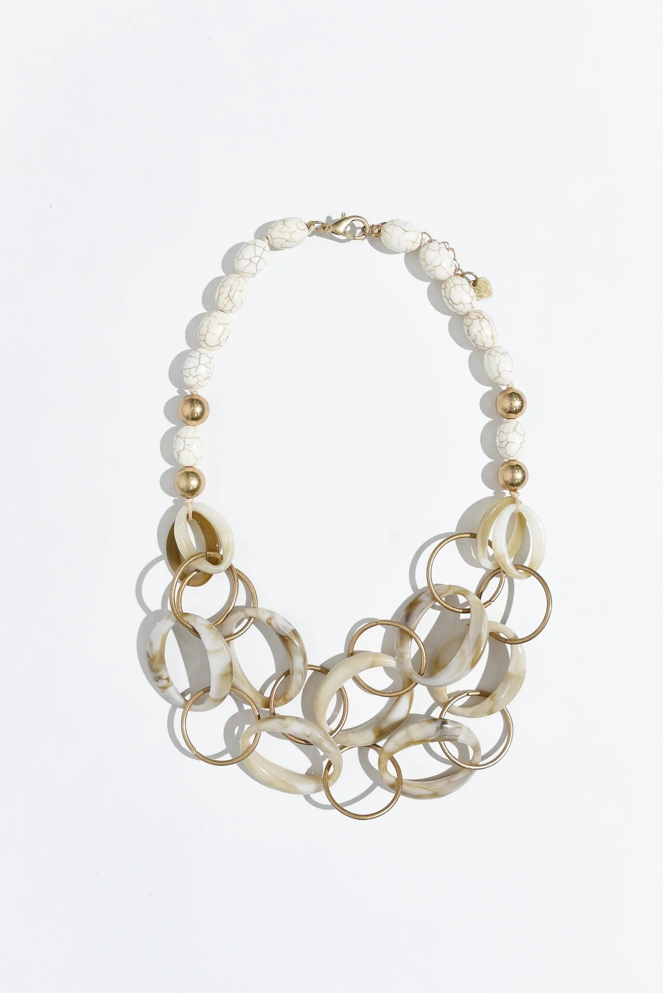 Allyson Natural Beaded Layered Necklace