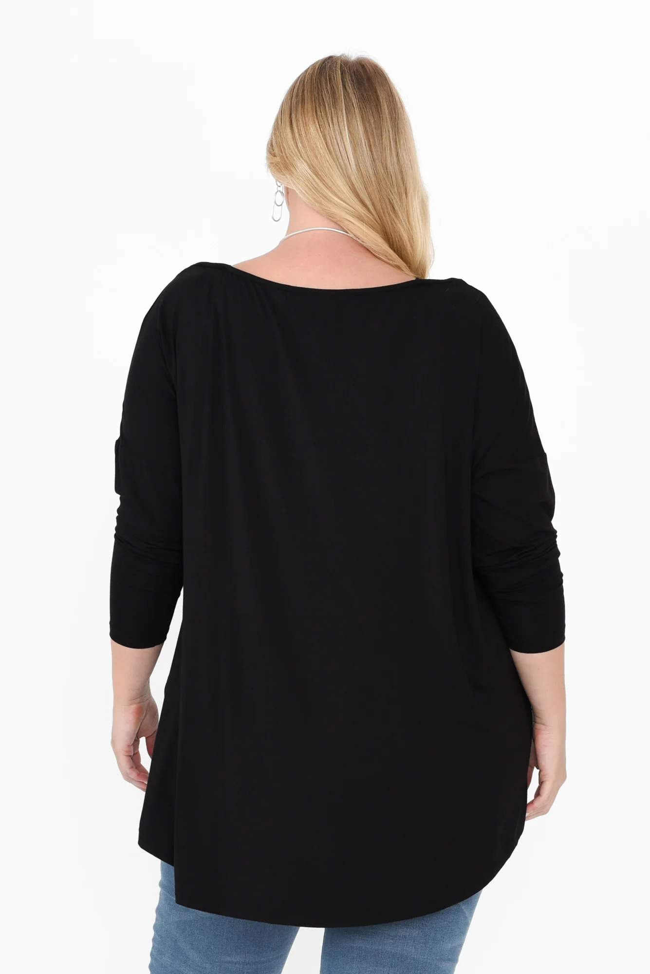 Anakin Black Hi Lo Bamboo Top - Image 11