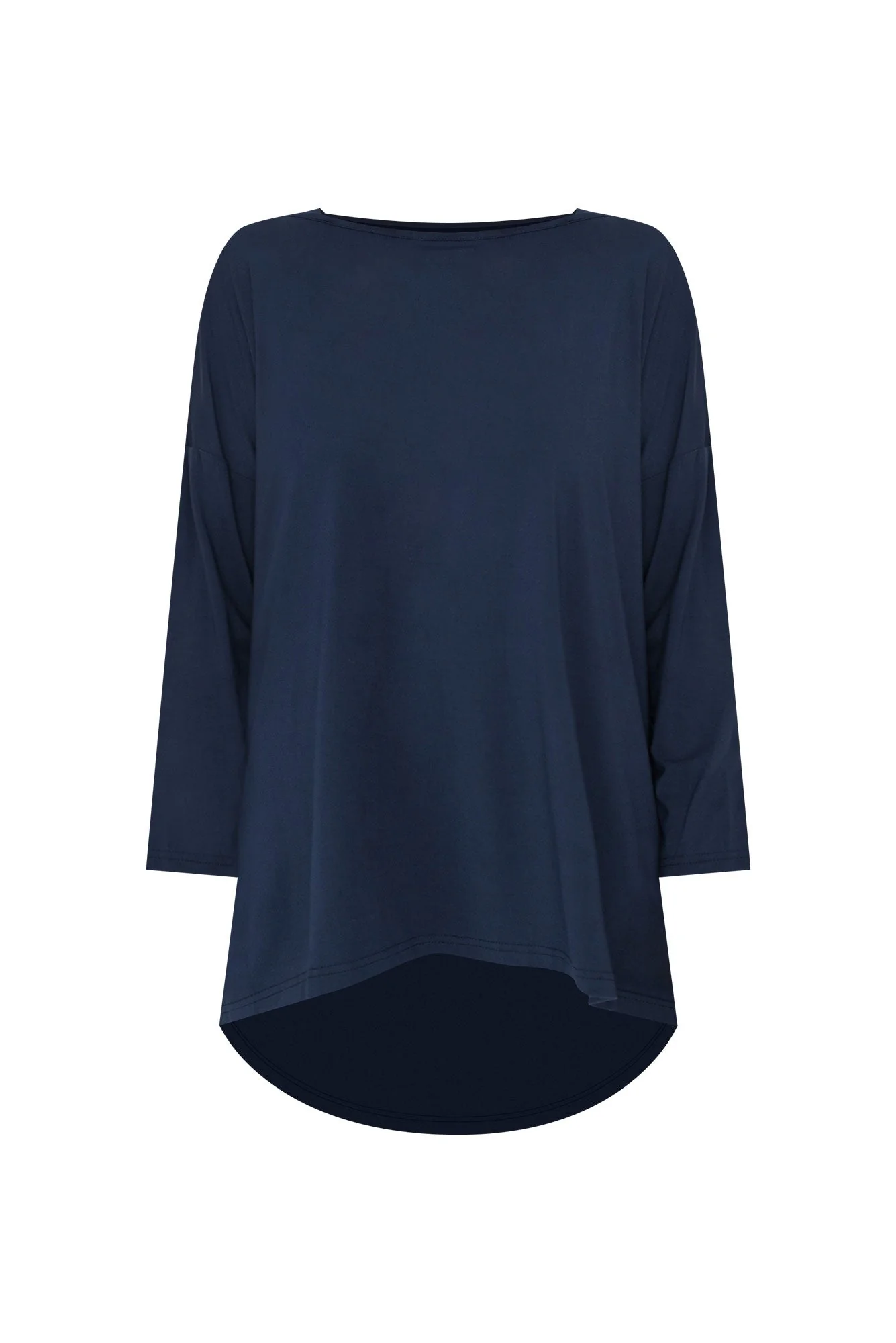 Anakin Navy Hi Lo Bamboo Top - Image 4