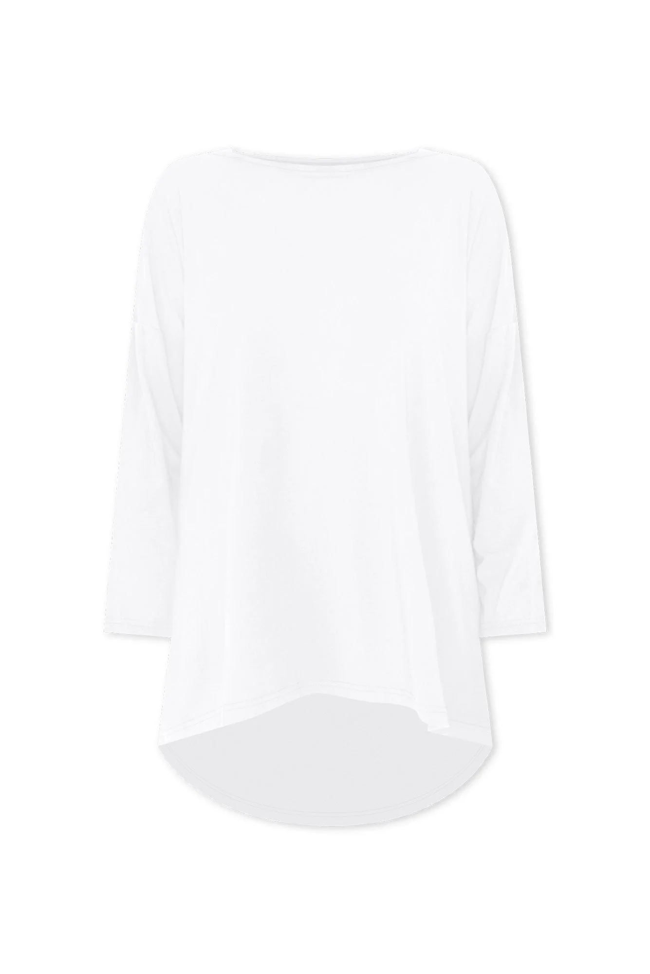 Anakin White Hi Lo Bamboo Top - Image 3