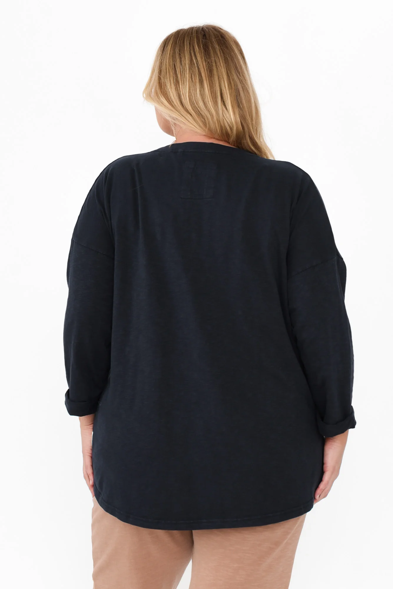 Annie Navy Cotton Top - Image 10