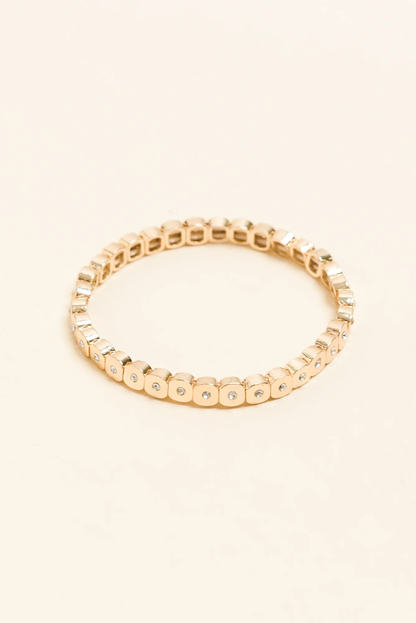 Artemis Gold Crystal Beaded Bracelet