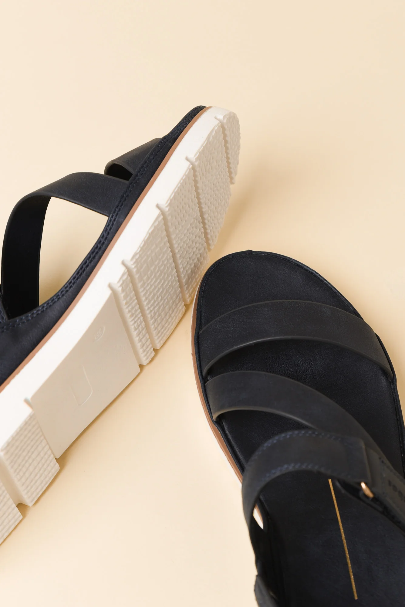 Ashli Navy Strappy Sandal - Image 4