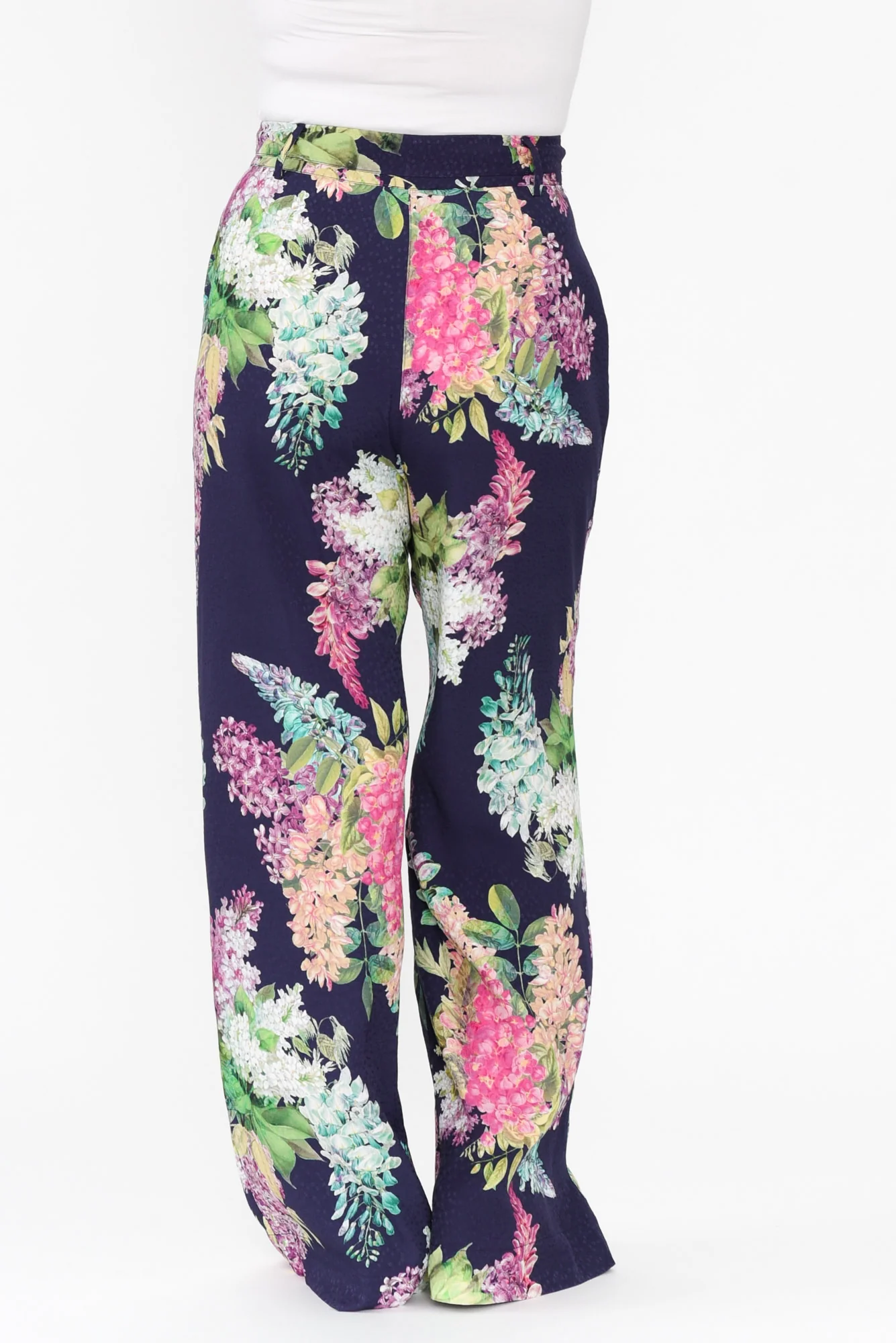Augustine Navy Wisteria Pocket Pants - Image 5