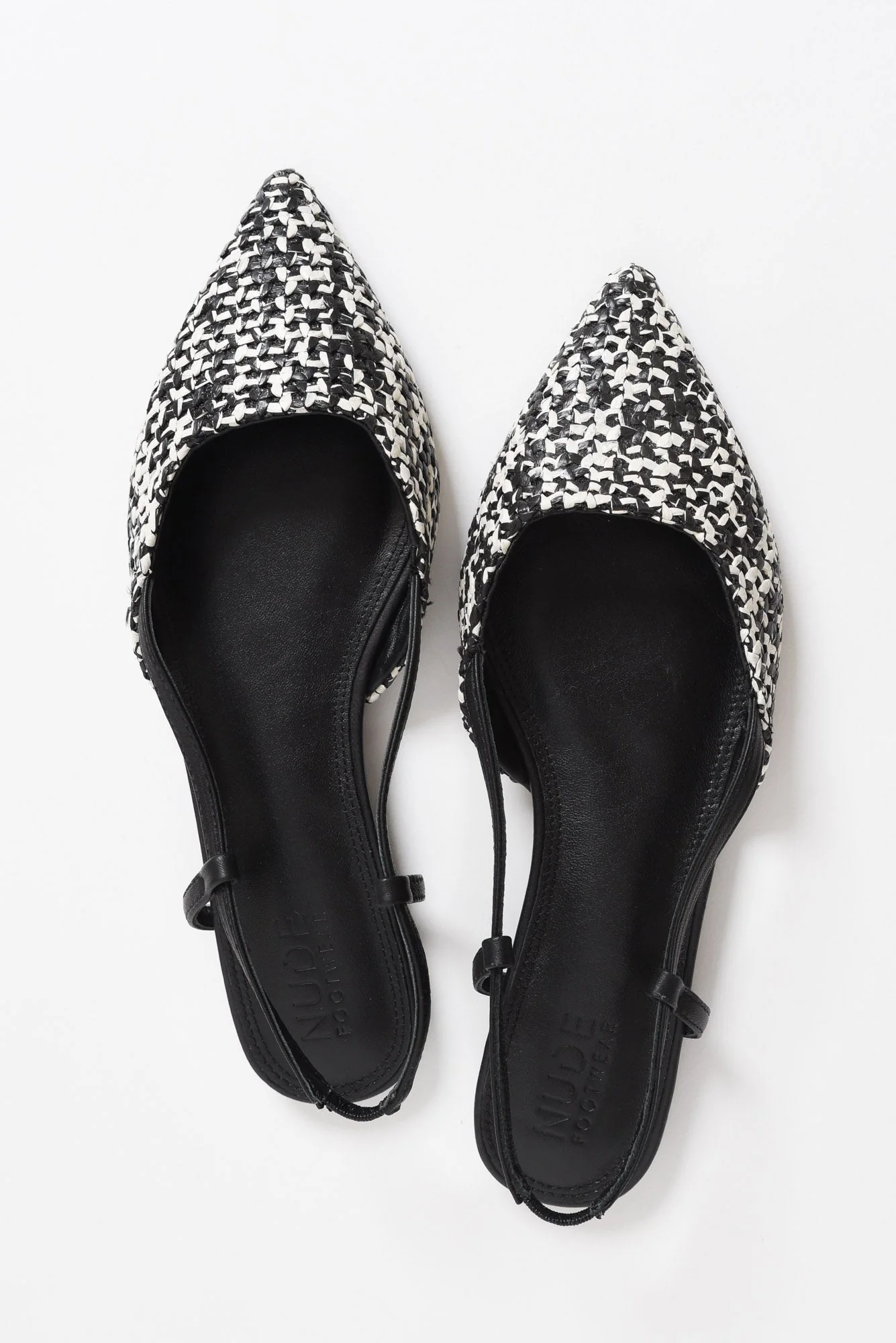 Ava Black Leather Slingback Mule - Image 5