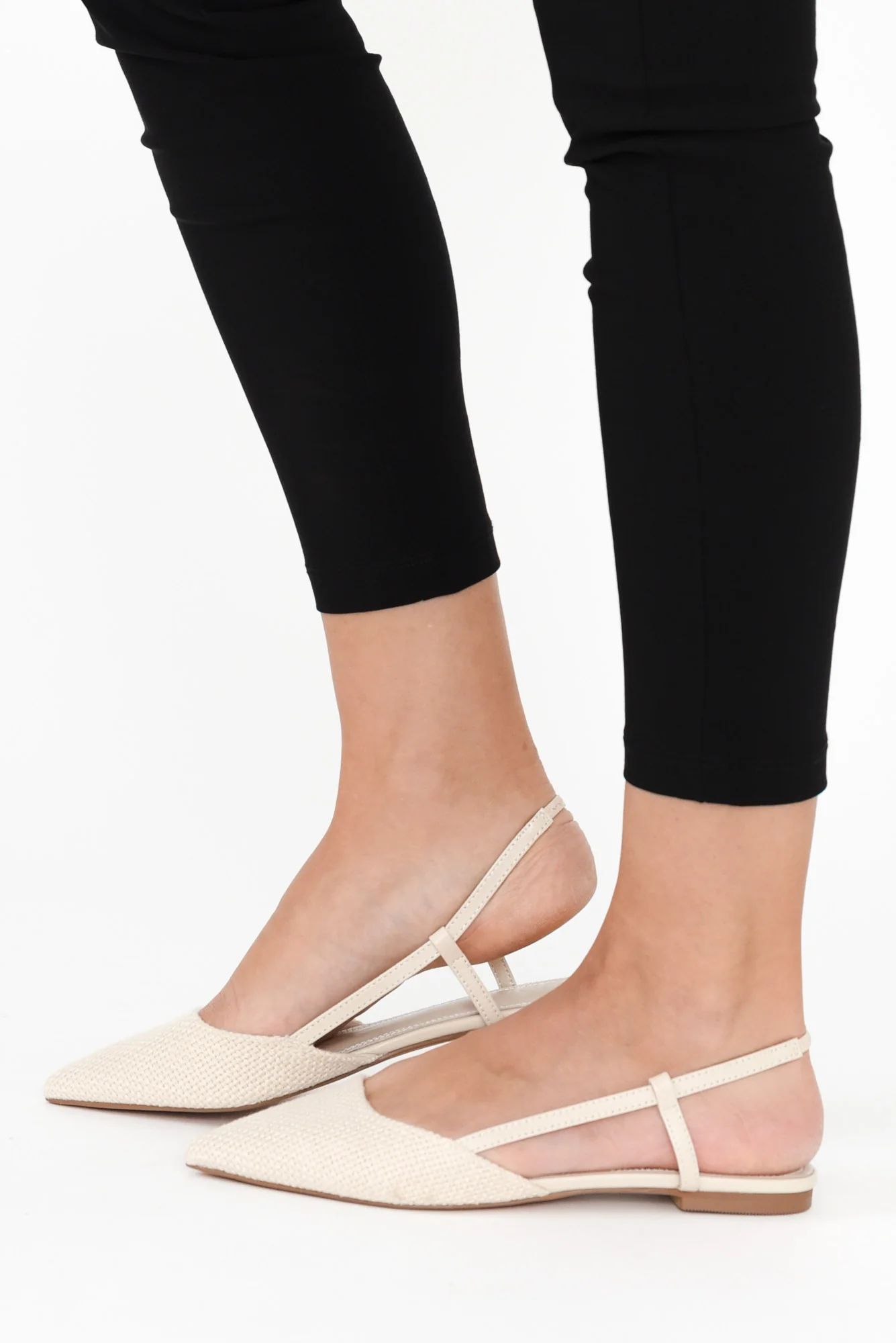 Ava Blush Leather Slingback Mule - Image 5