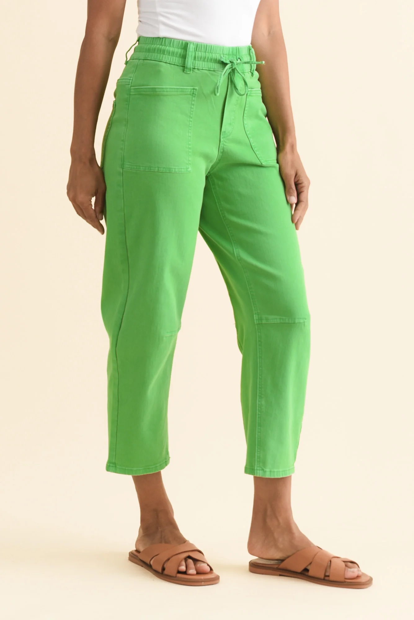 BB Barrel Green Jeans - Image 3