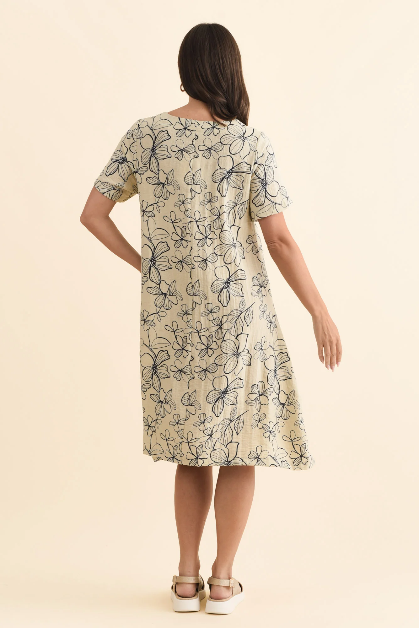 Bexley Sage Flower Pocket Dress - Image 5