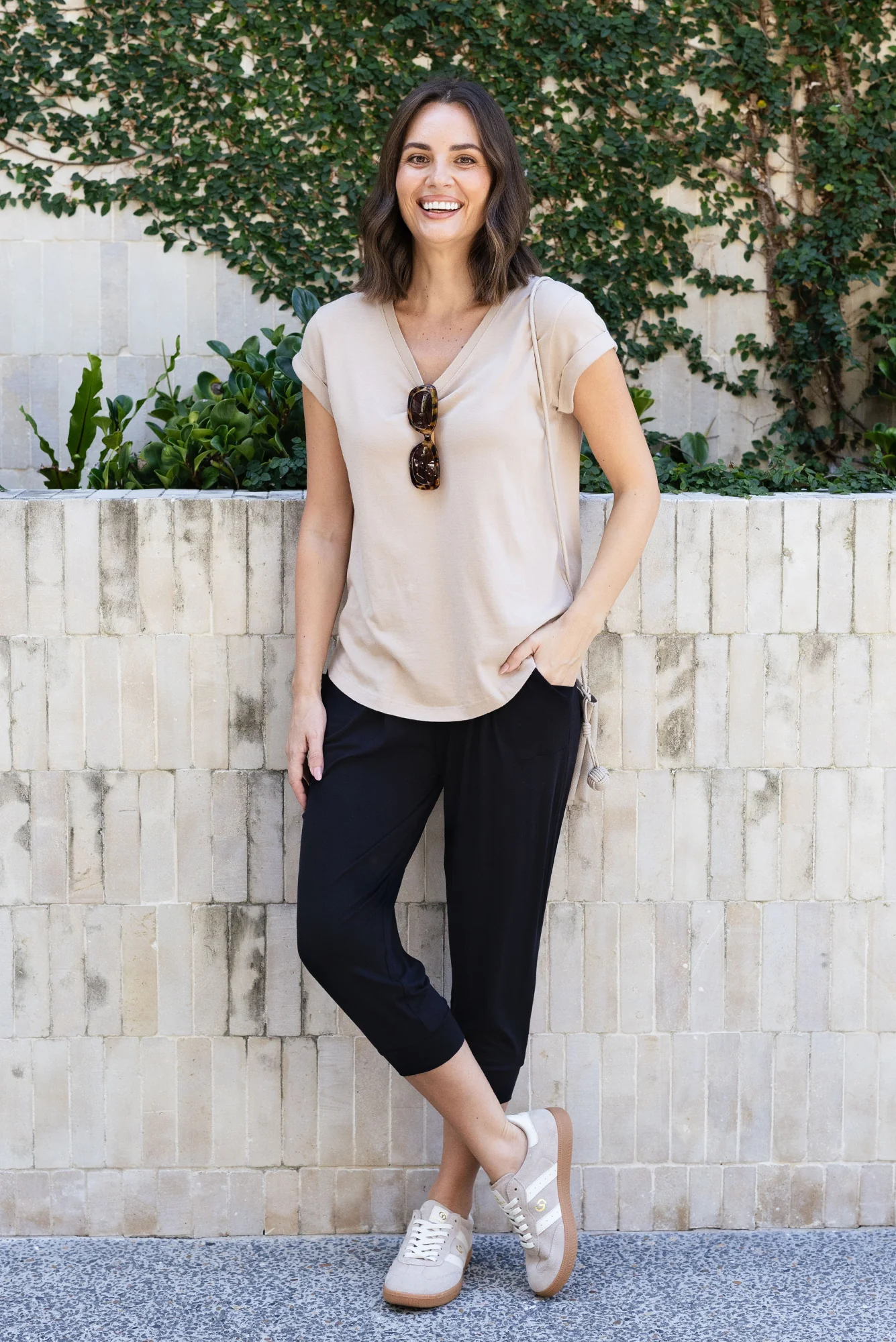 Black Tokyo Slouch Pants