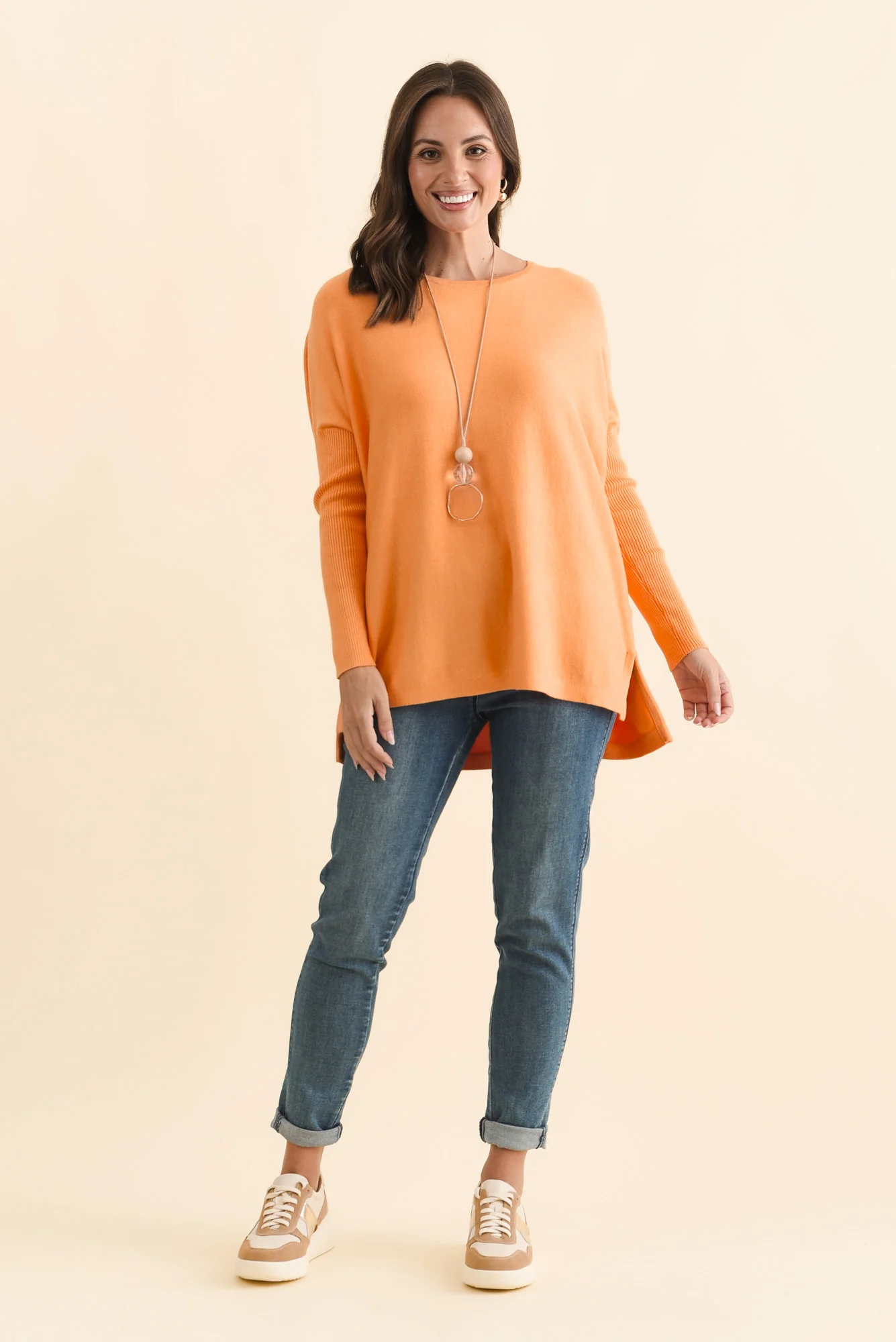 Blakely Orange Batwing Jumper - Image 6