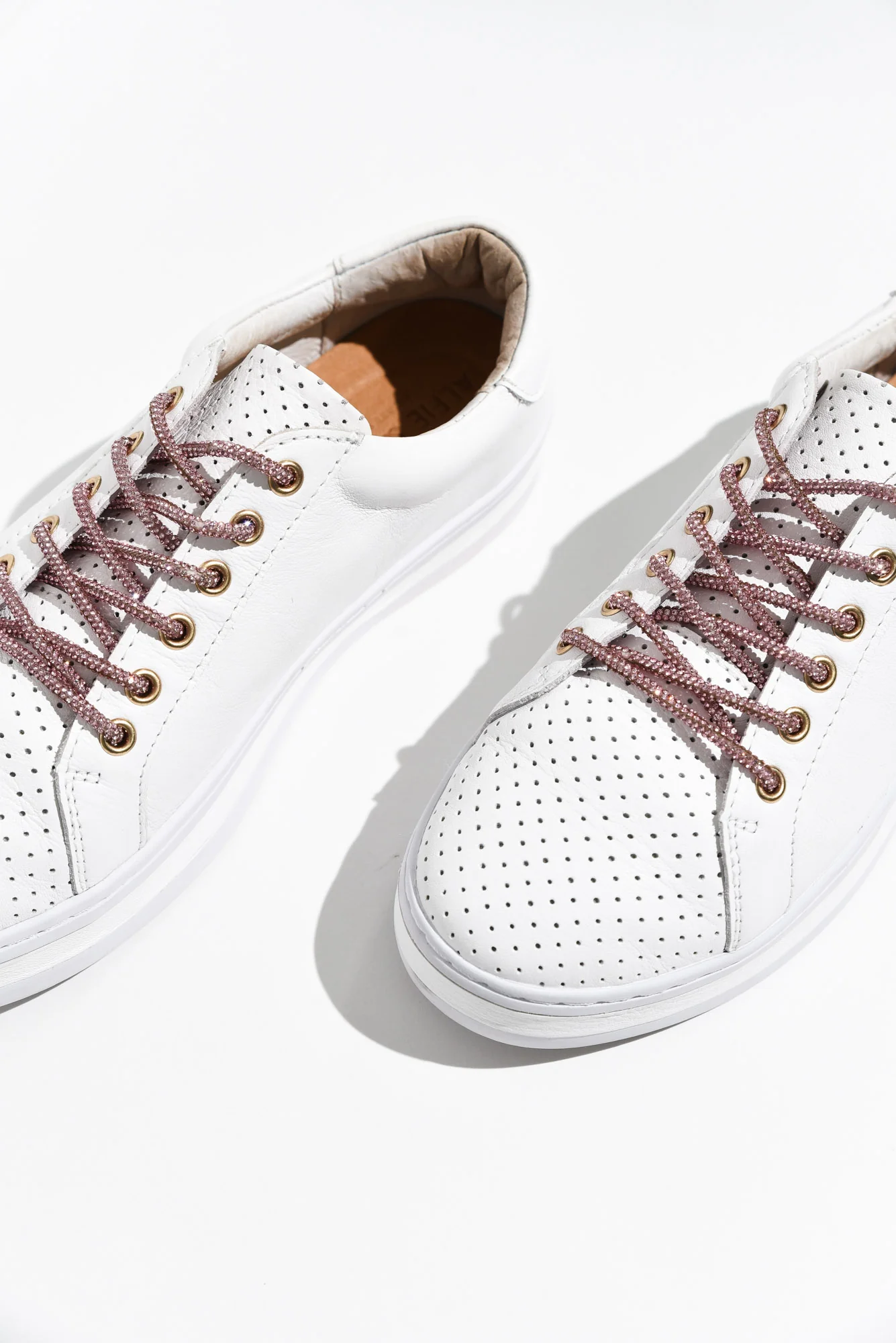 Bling Pink Diamonte Shoe Laces - Image 2