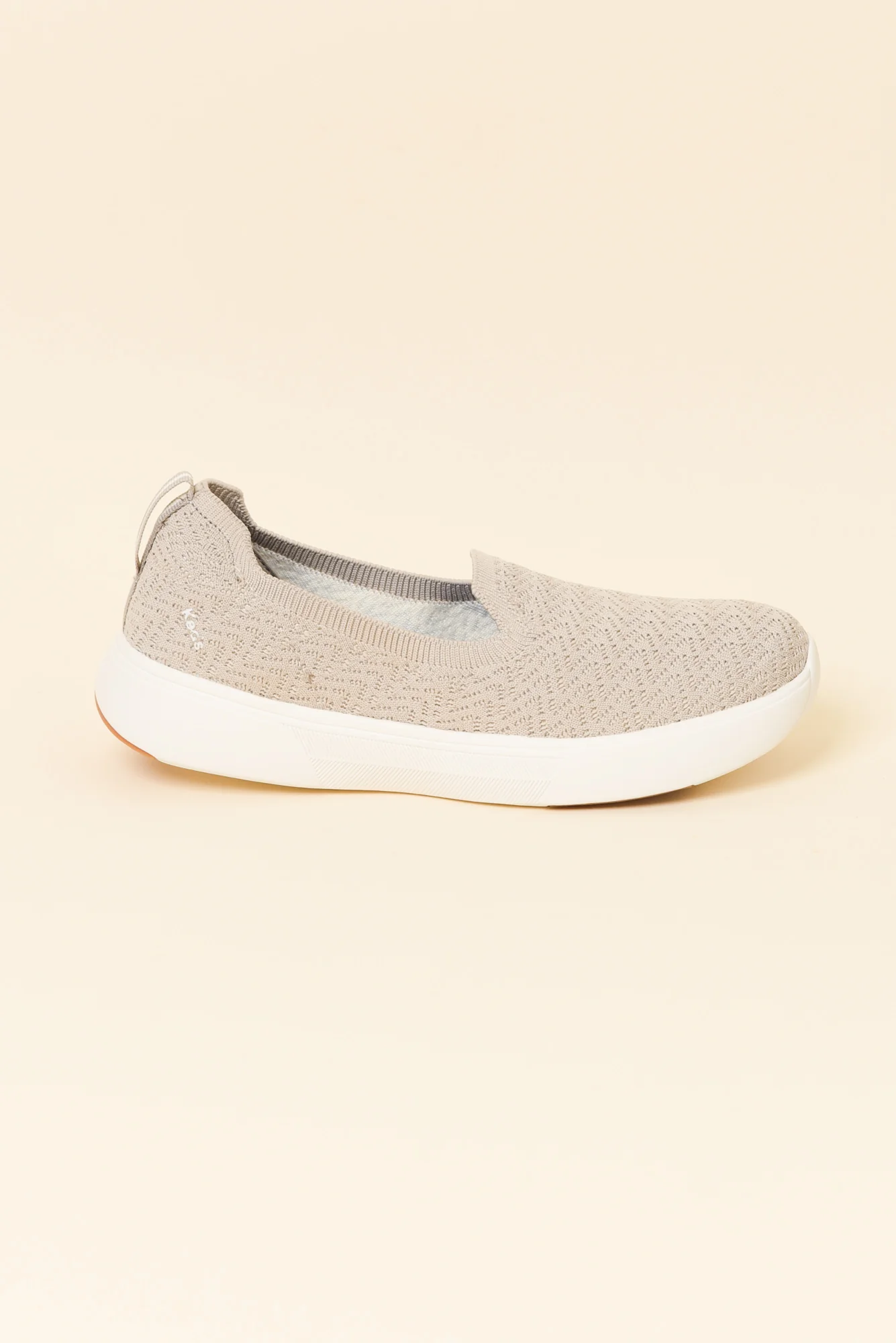 Bliss Walk Taupe Knit Loafer