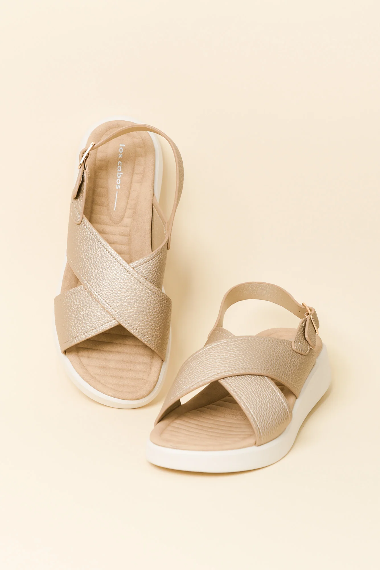 Bogota Gold Platform Sandal - Image 2