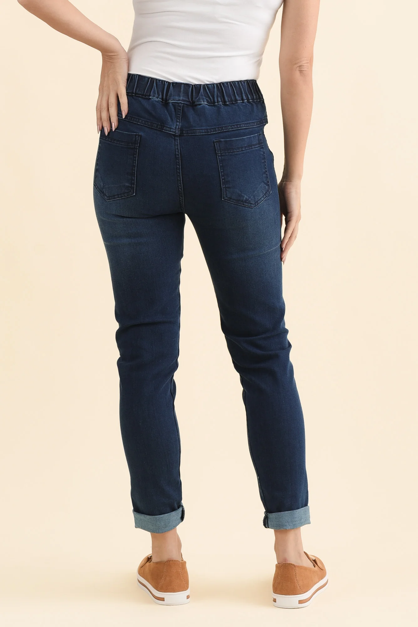 Brussel Blue Denim Stretch Jeans - Image 4