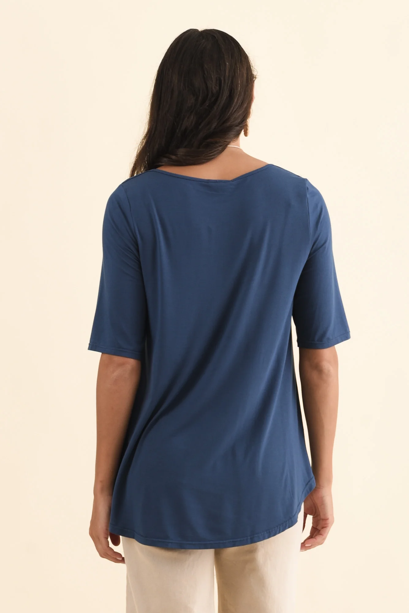 Buttery Blue Half Sleeve Top - Image 4