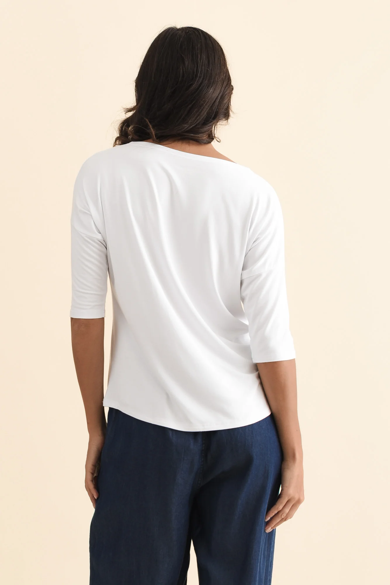 Camila White Bamboo Top - Image 6