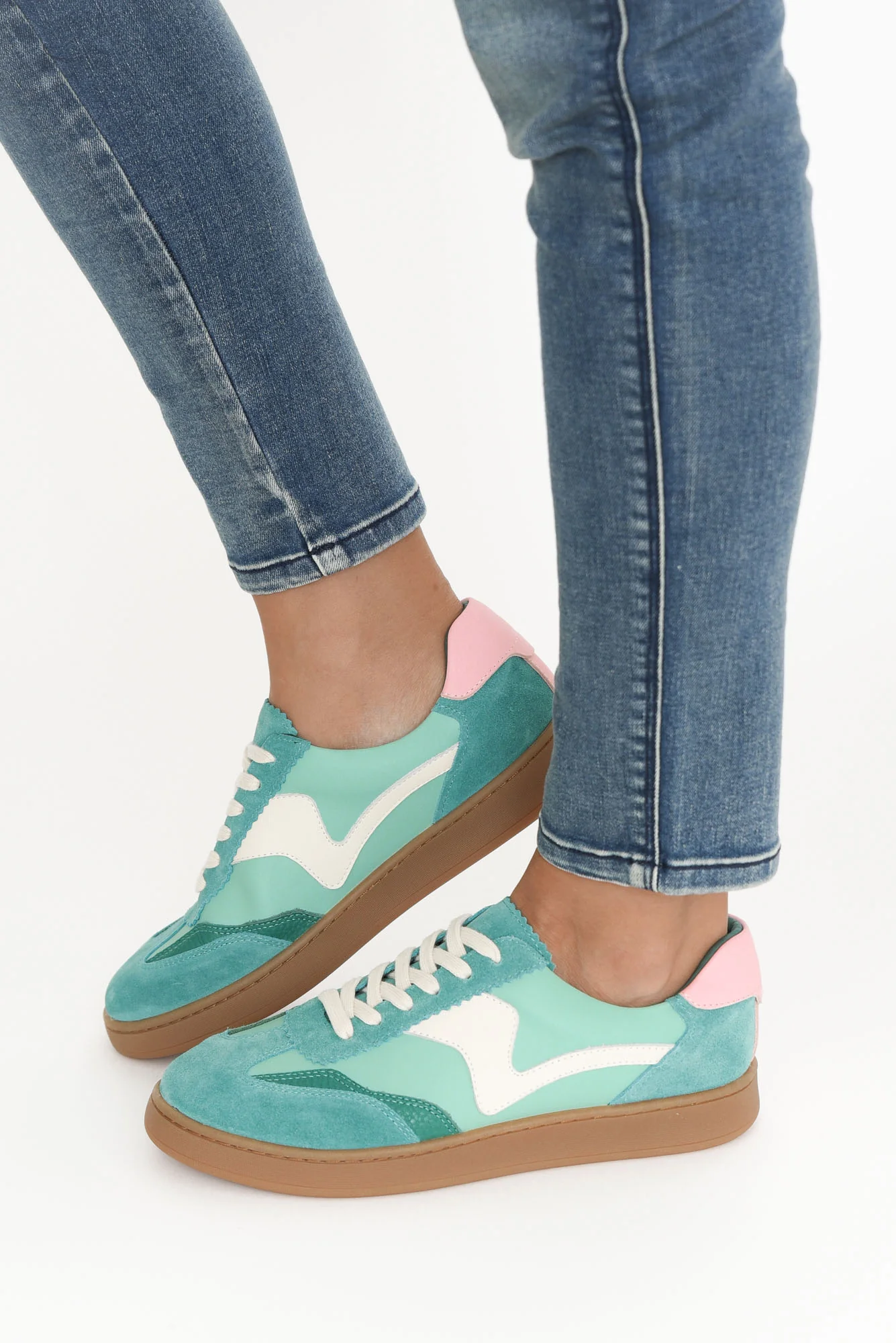 Castro Green Suede Leather Sneaker - Image 5