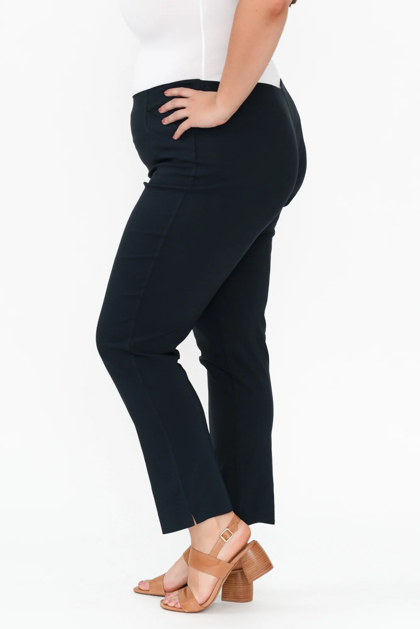 Cody Navy Stretch Pants - Image 10