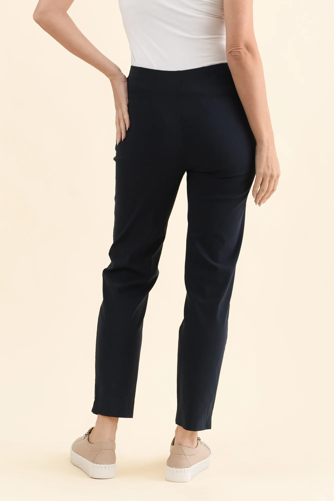 Cody Navy Stretch Pants - Image 4