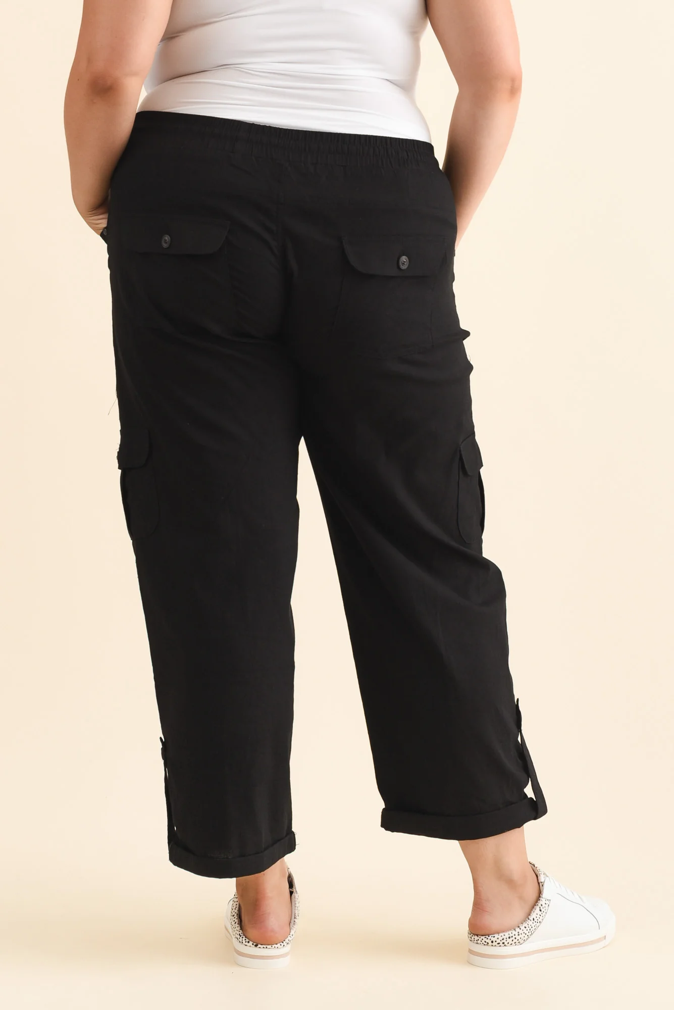 Colette Black Cargo Pants - Image 12