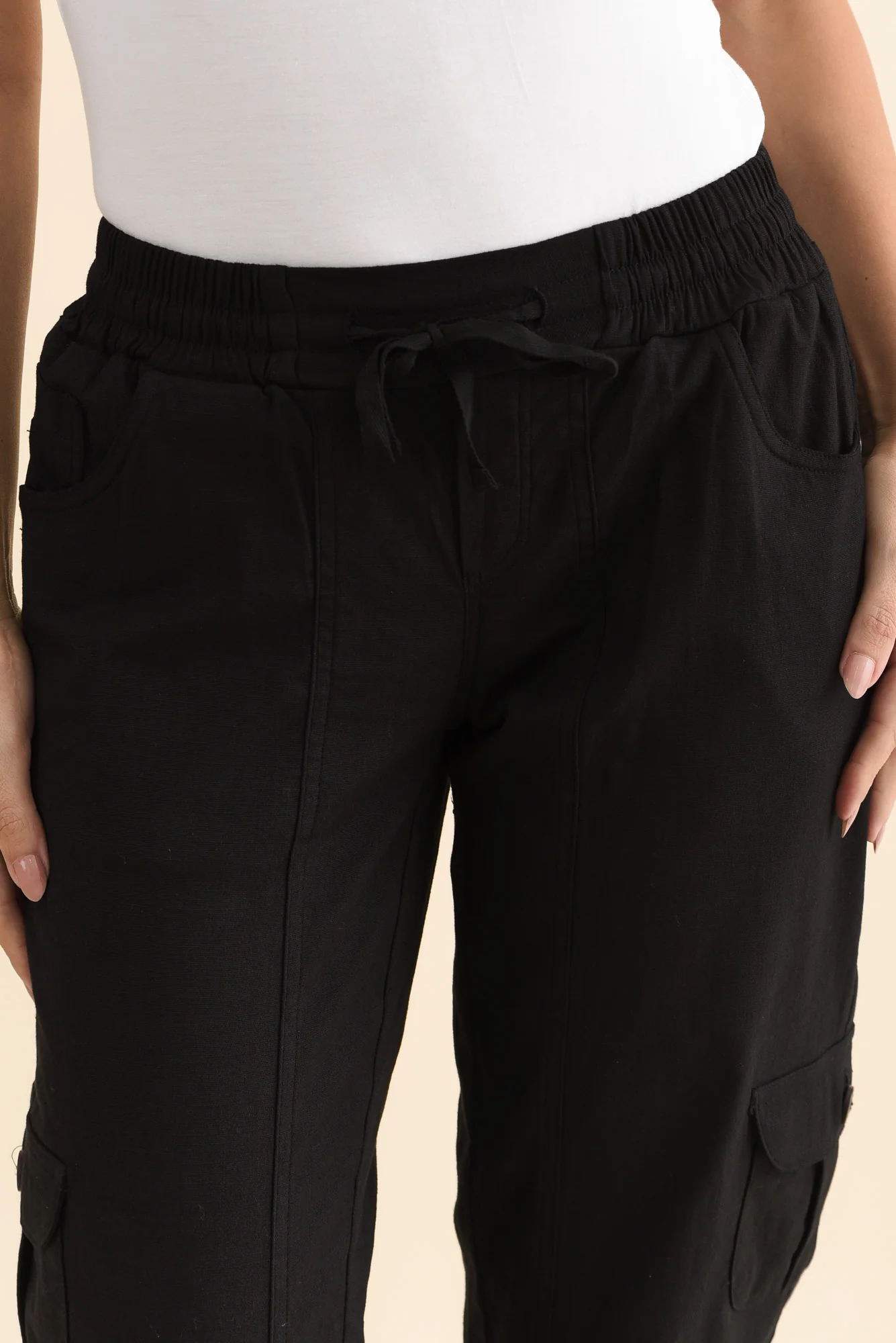 Colette Black Cargo Pants - Image 6