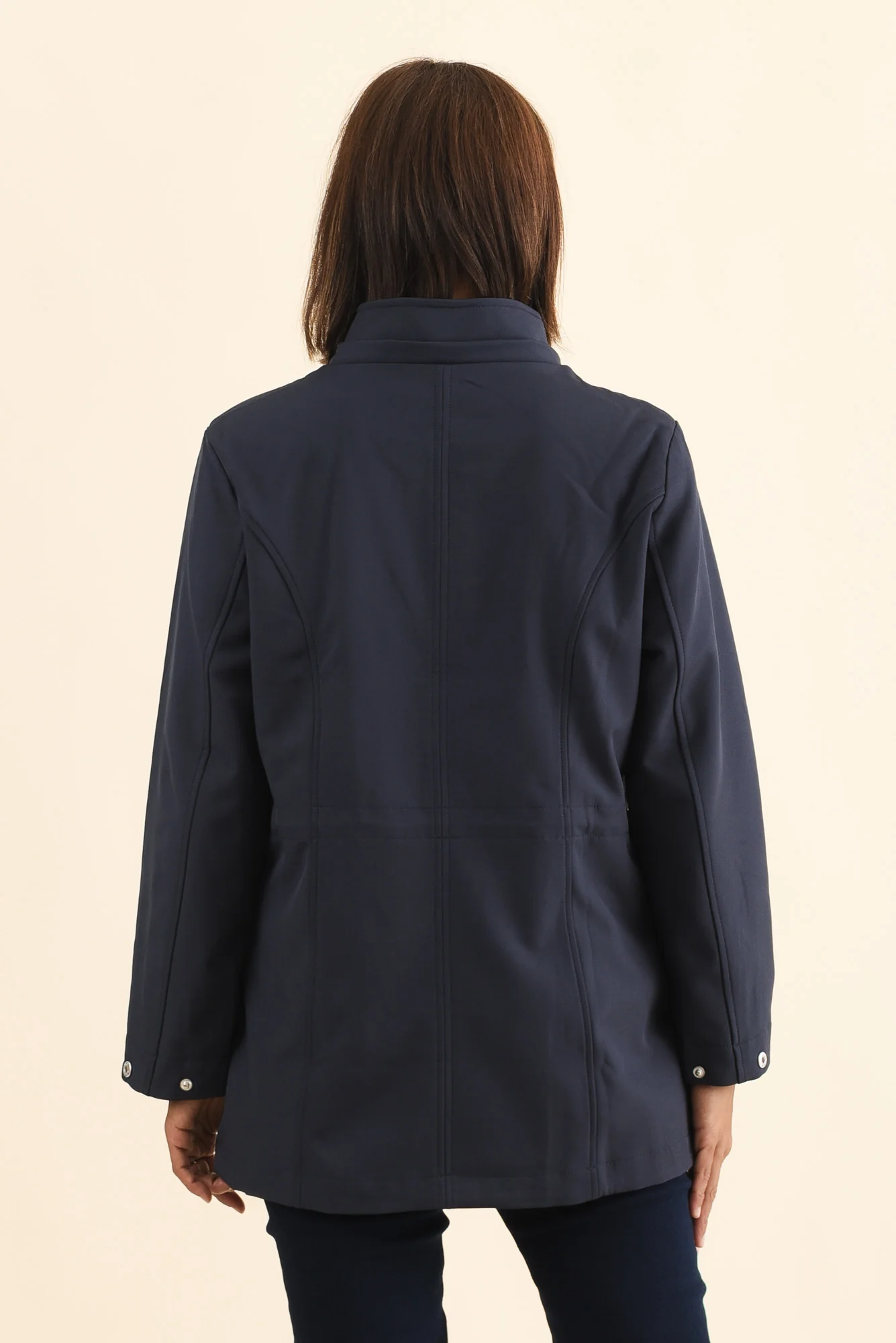 Cora Navy Zip Jacket - Image 4