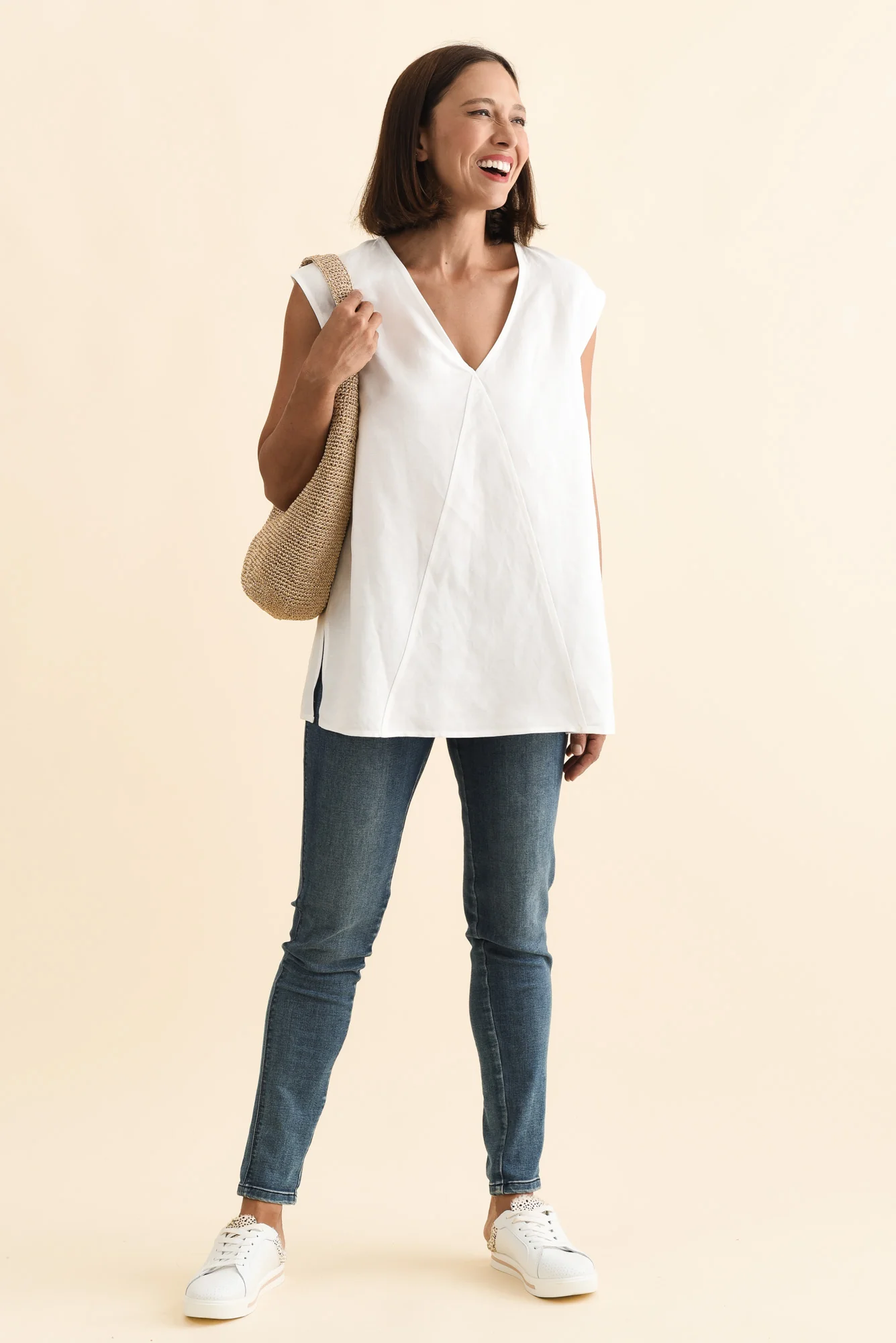 Courtney Dark Denim Stretch Jeans - Image 3