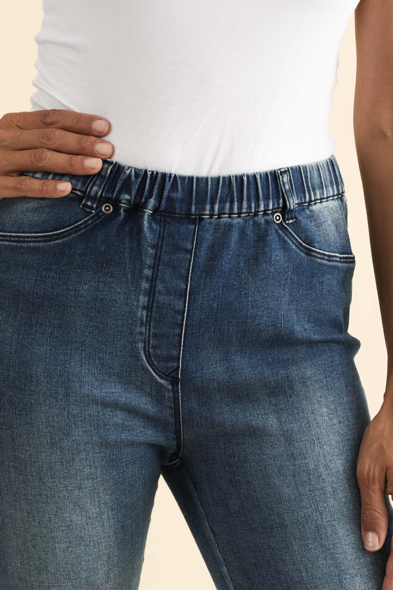 Courtney Dark Denim Stretch Jeans - Image 6