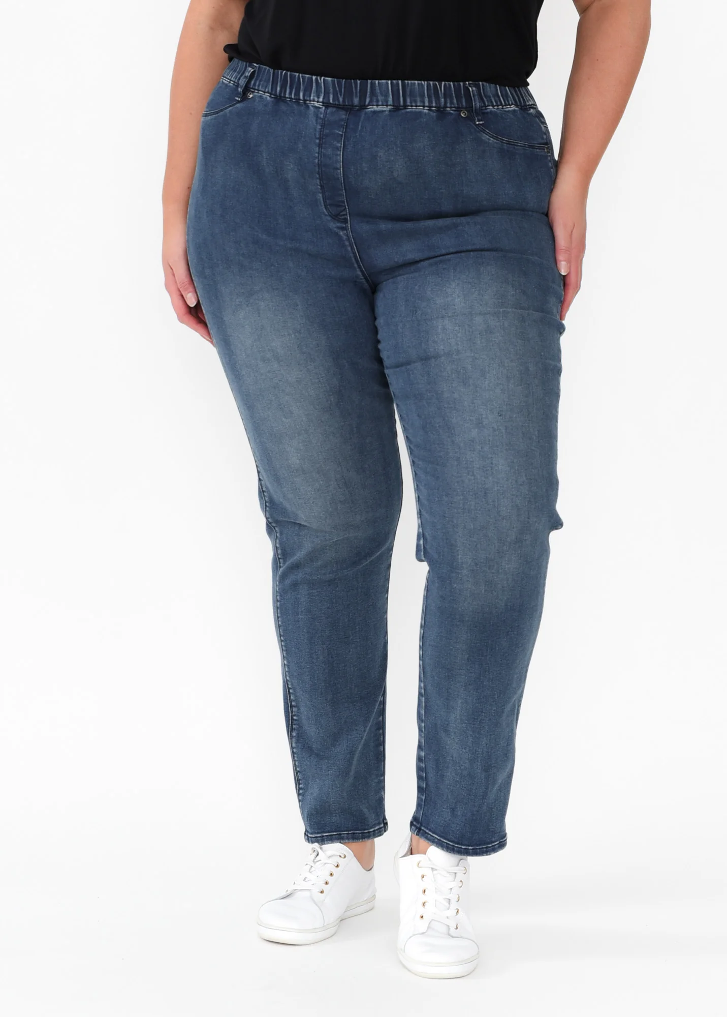 Courtney Dark Denim Stretch Jeans - Image 8