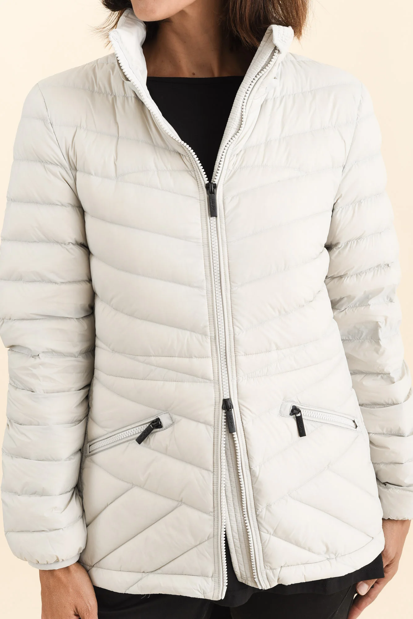Cushla Grey Down Puffer Jacket - Image 6