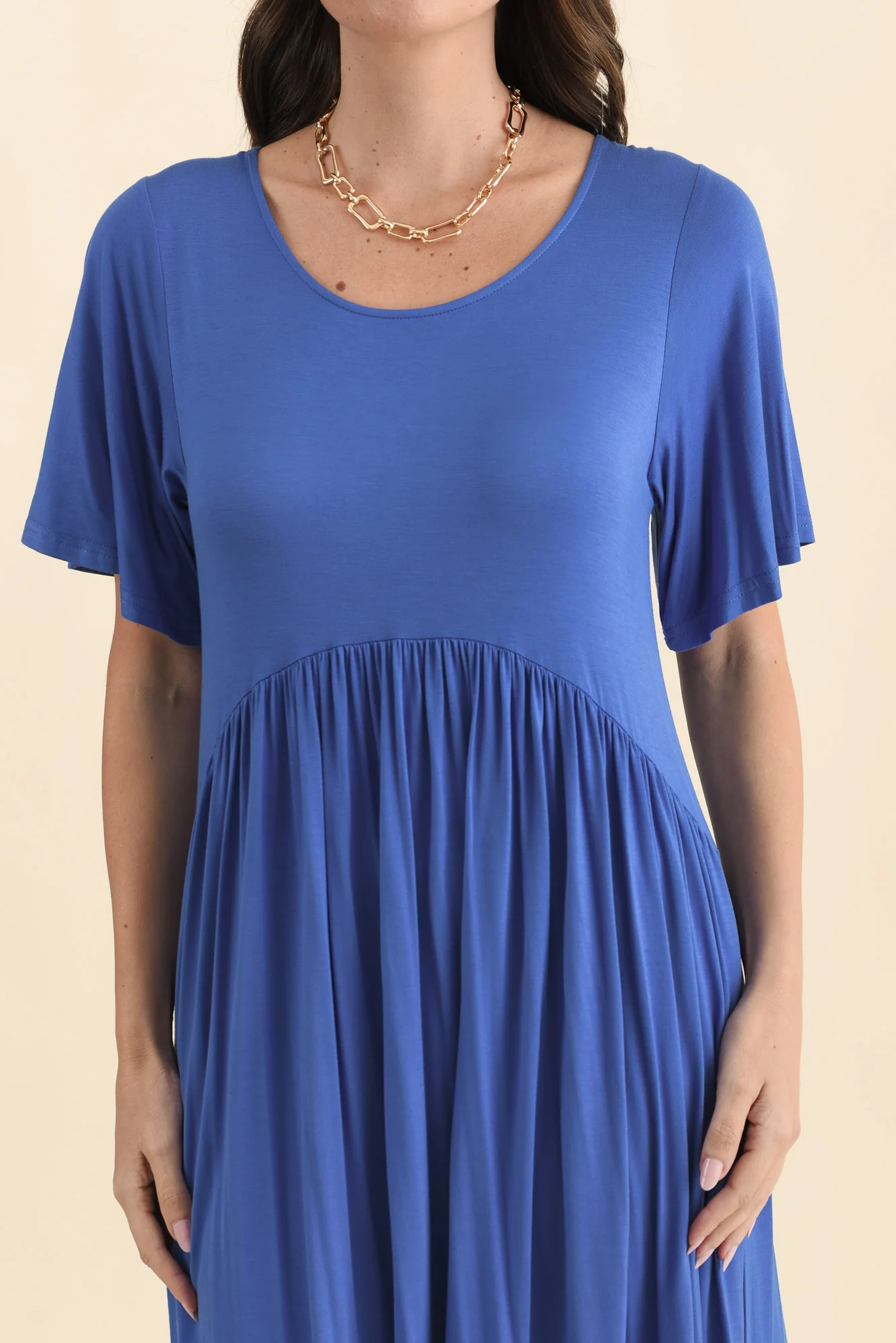 Dalton Cobalt Crescent Dress - Image 6