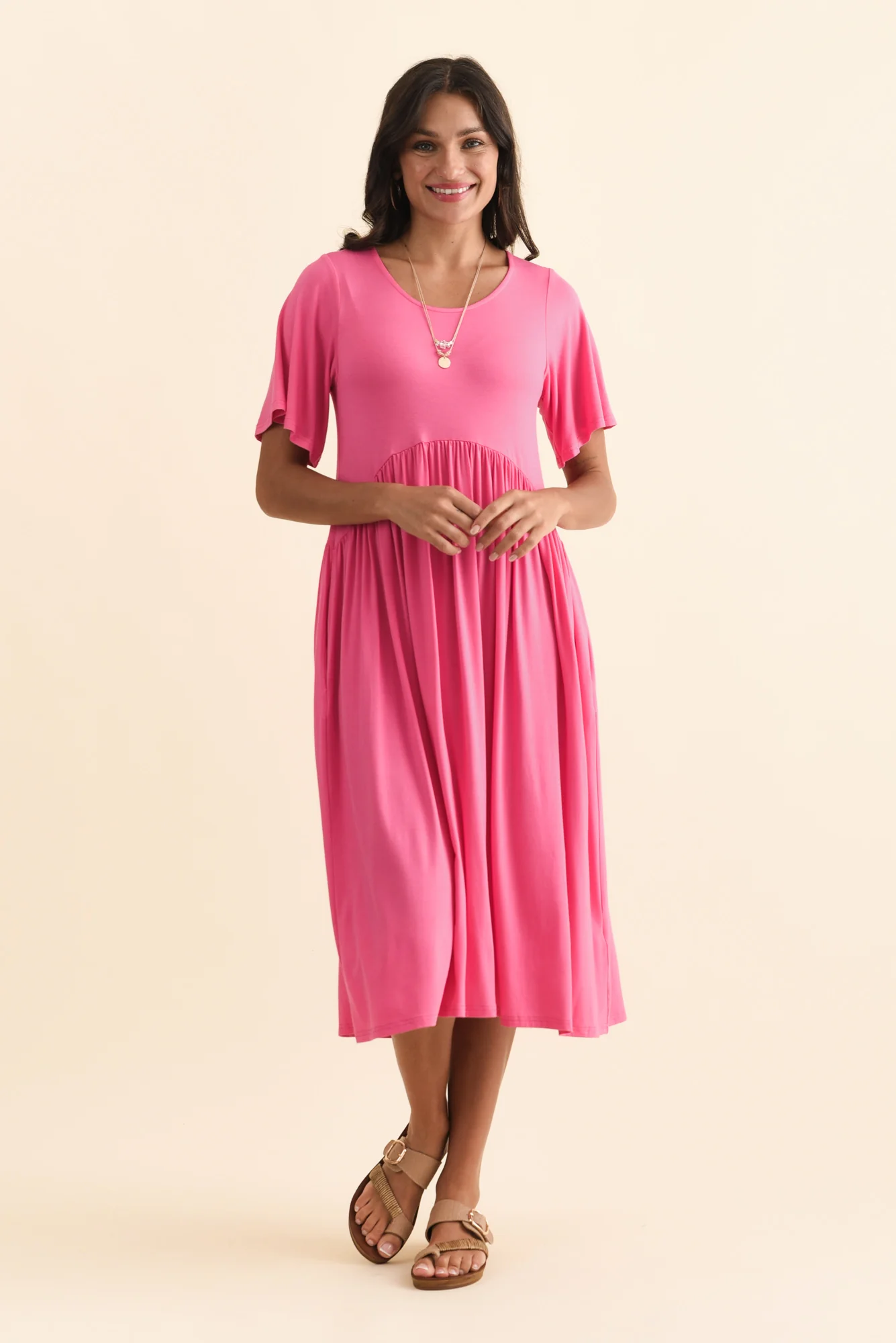 Dalton Pink Crescent Dress - Image 3