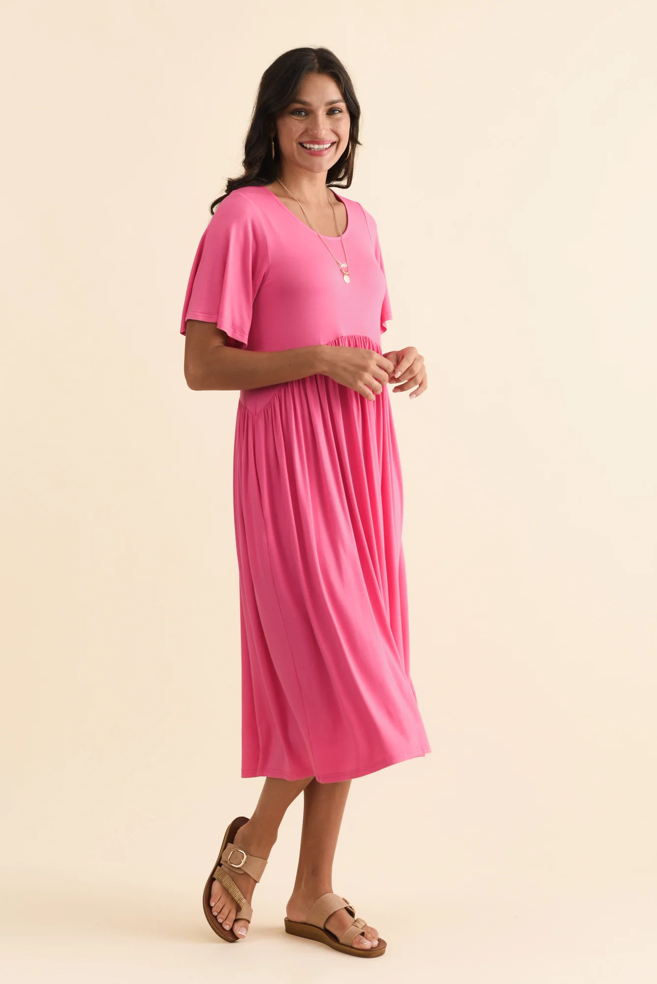 Dalton Pink Crescent Dress - Image 7