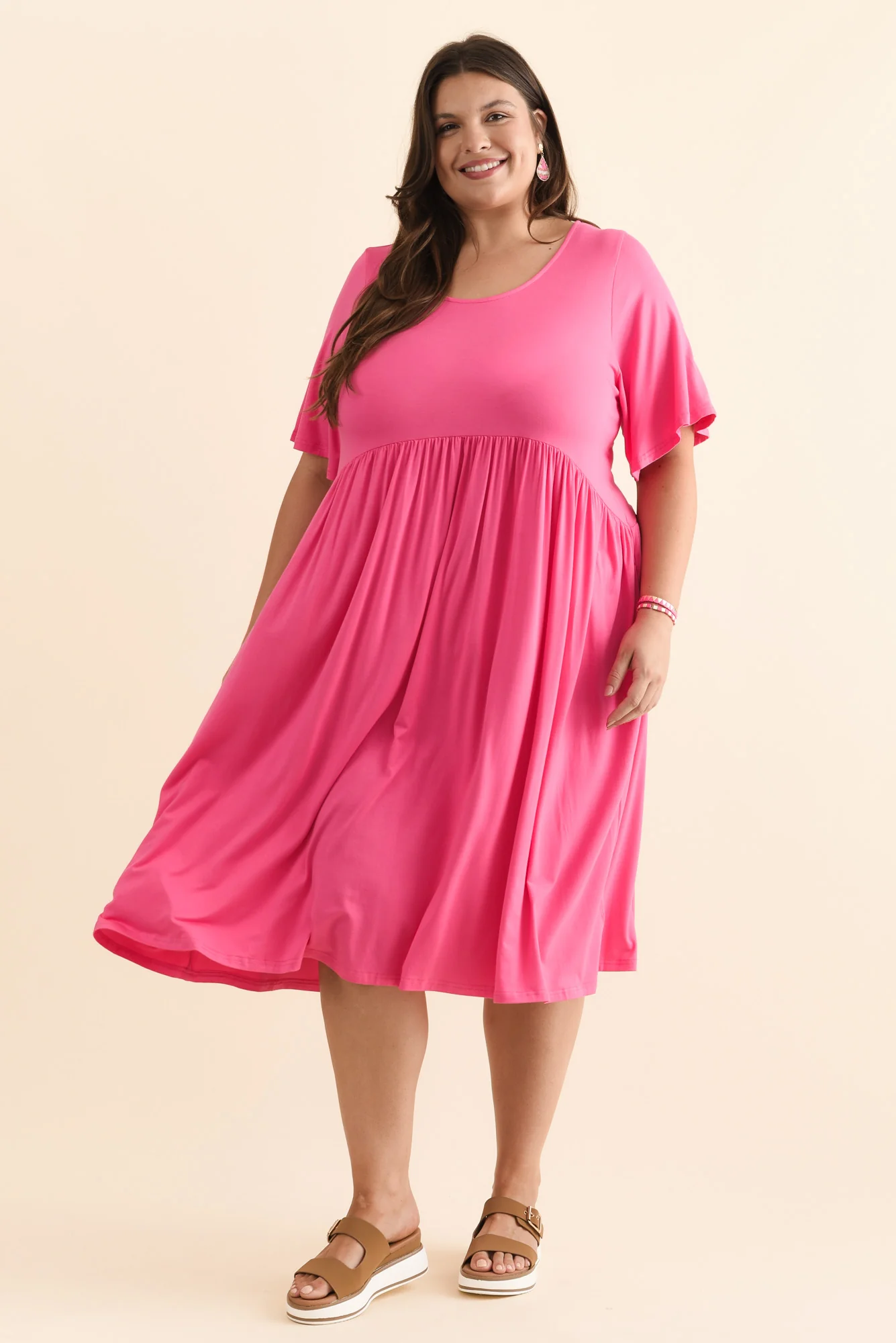 Dalton Pink Crescent Dress - Image 9