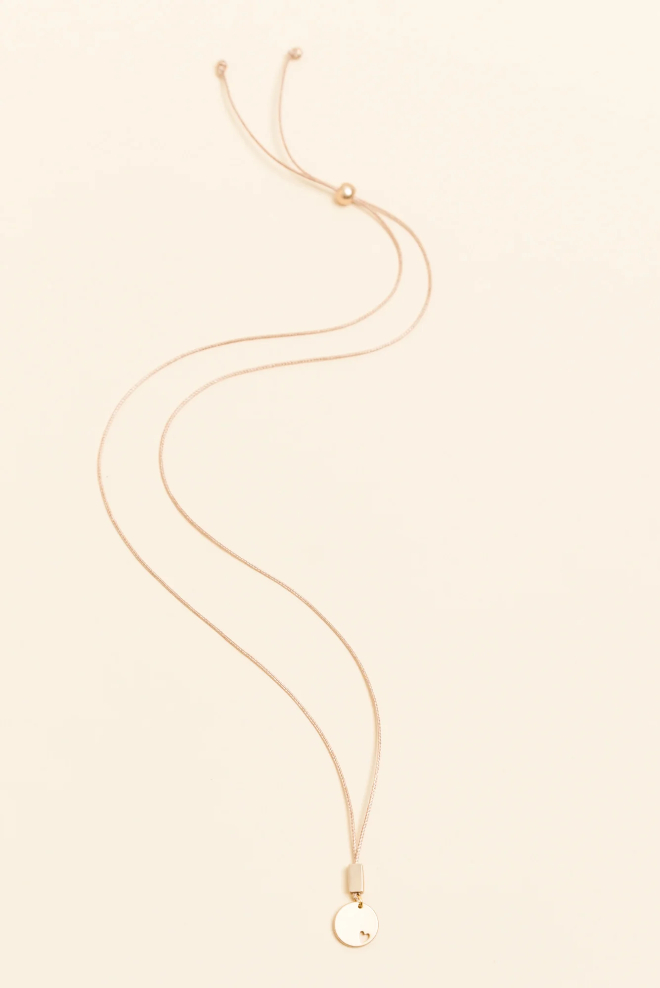 Donna Gold Heart Pendant Necklace