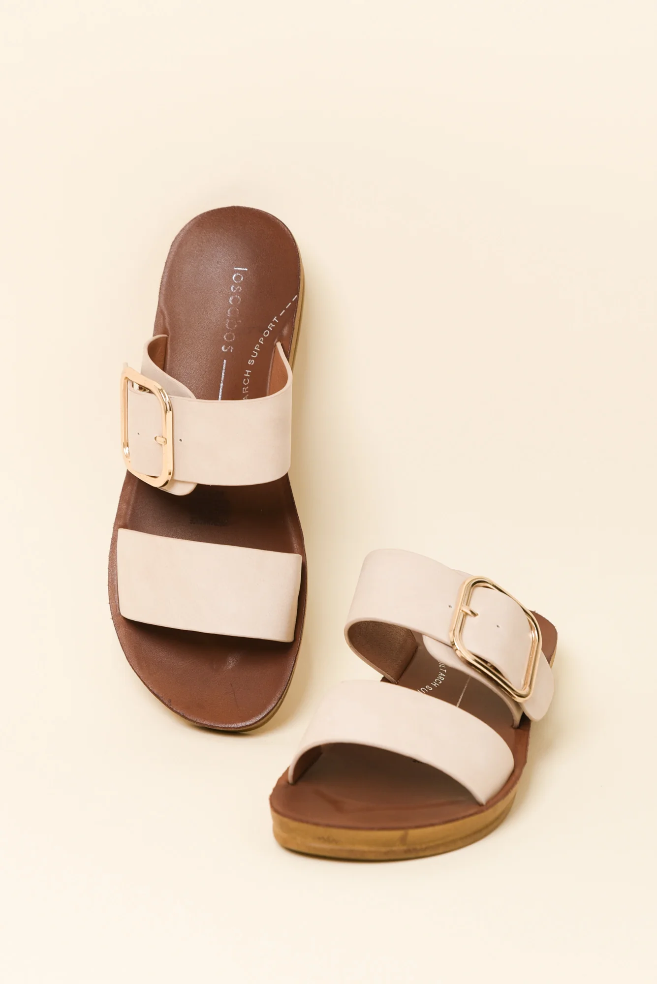 Doti Cream Buckle Slide - Image 3