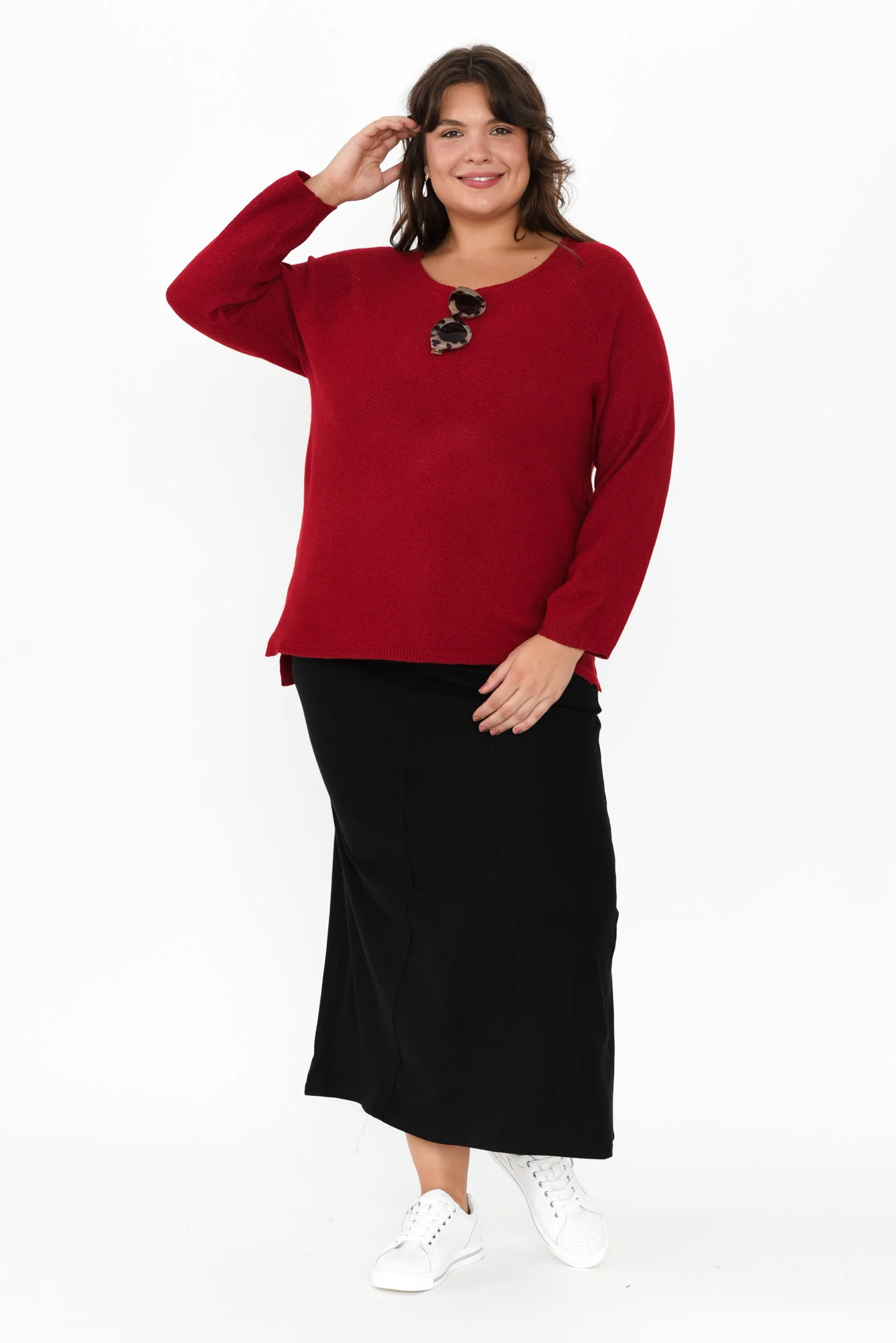 Etta Black Cotton Pocket Skirt - Image 9