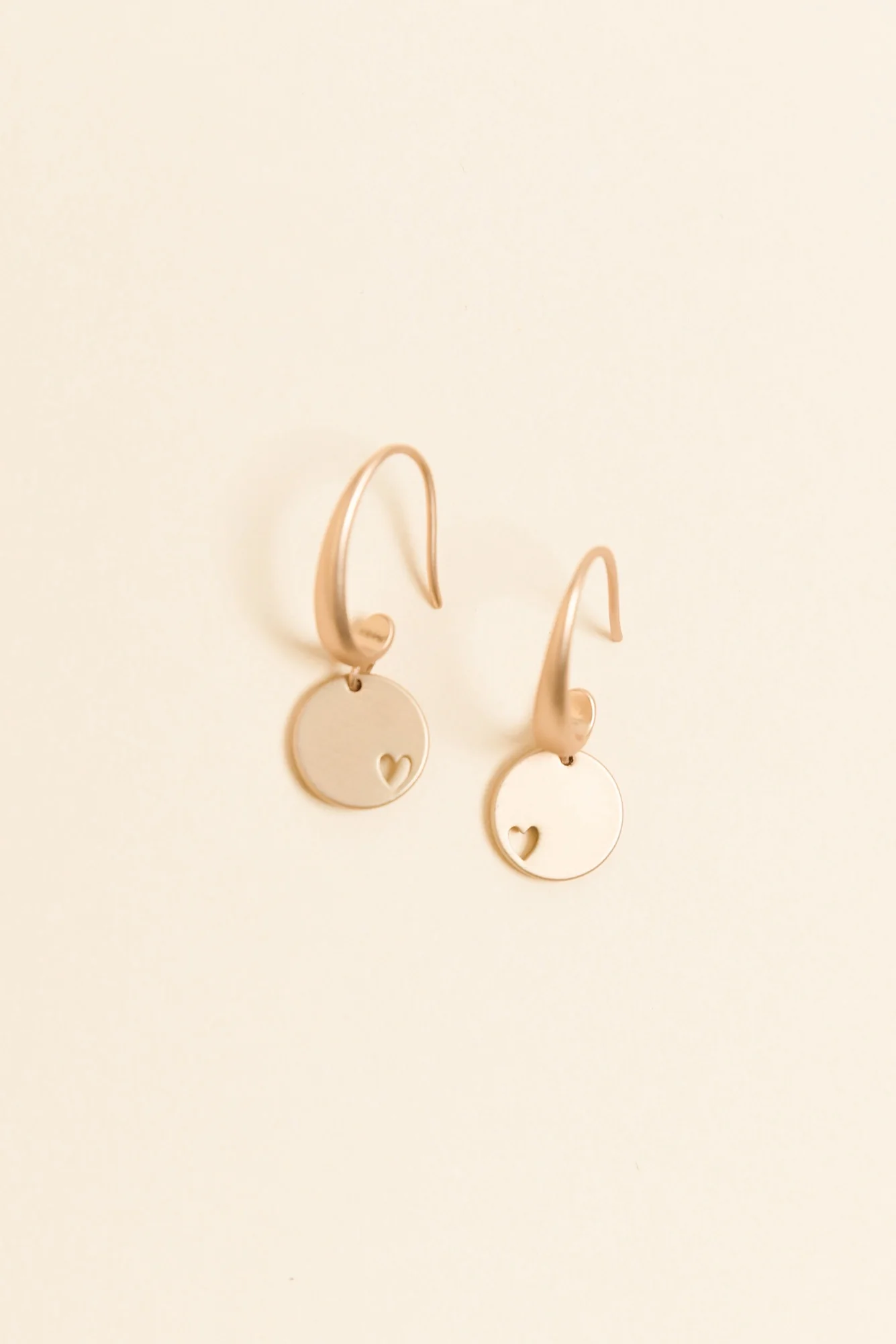 Euphoria Gold Disc Hoop Earrings