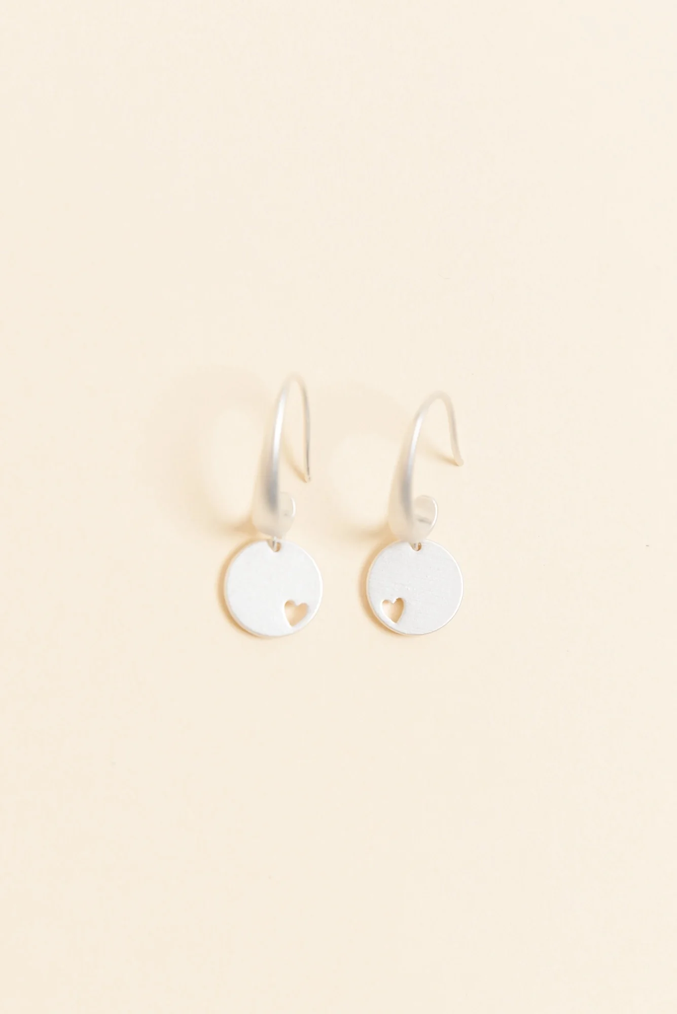 Euphoria Silver Disc Hoop Earrings