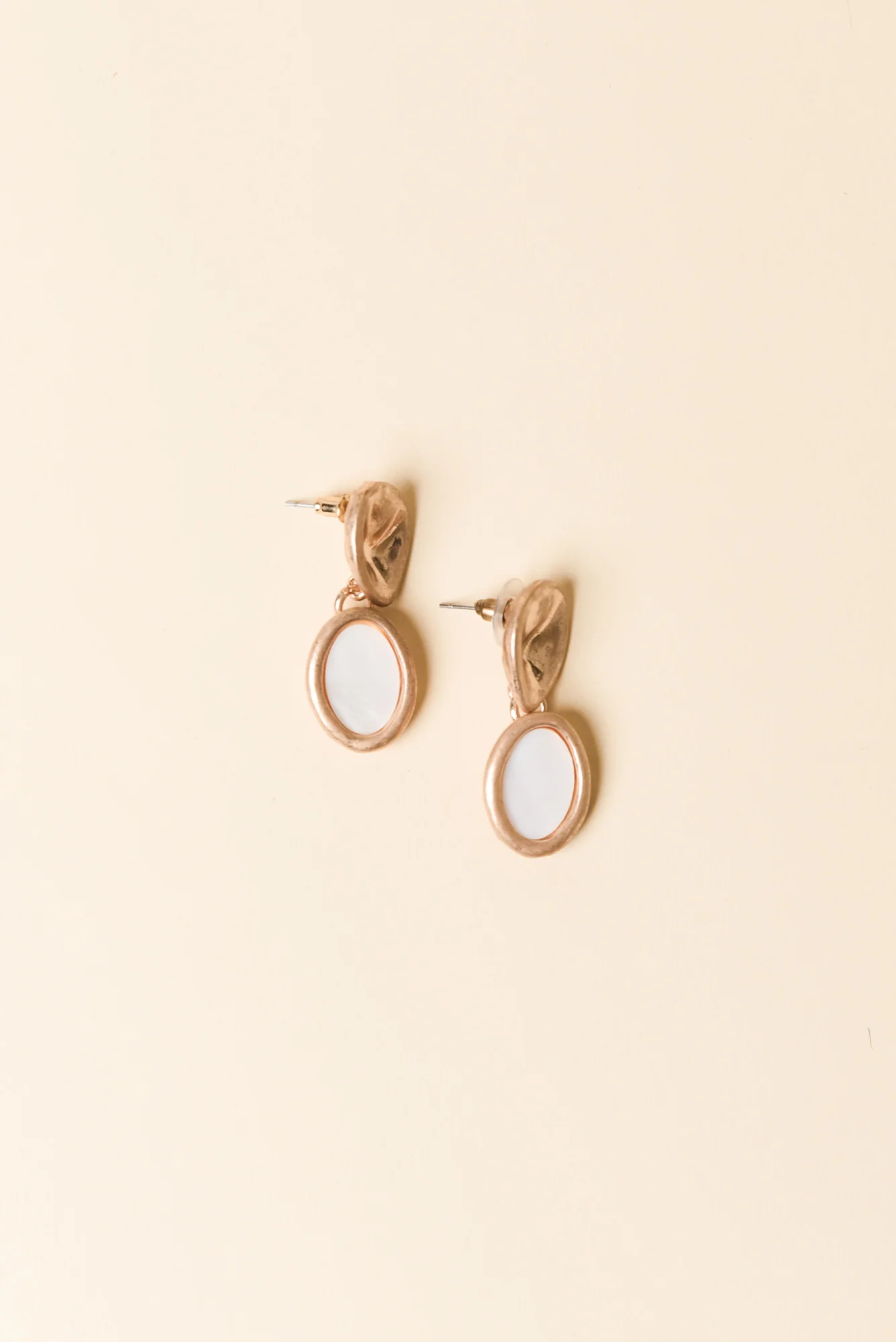 Felitia Gold Disc Drop Earrings
