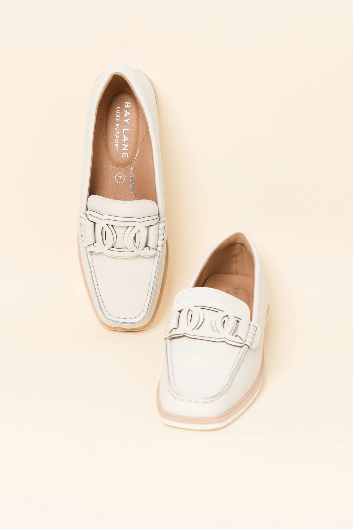 Felix Grey Leather Buckle Loafer - Image 2