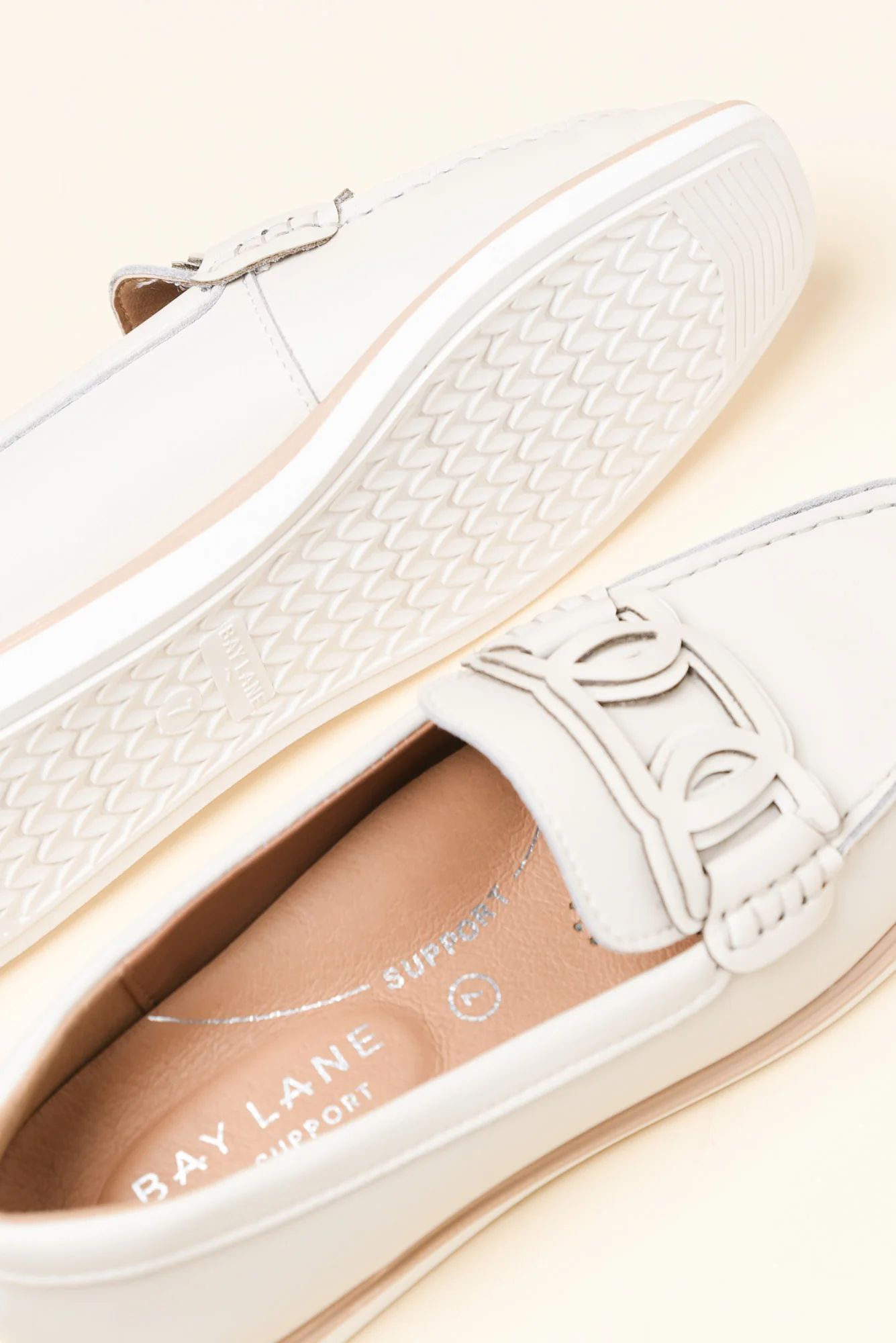 Felix Grey Leather Buckle Loafer - Image 4