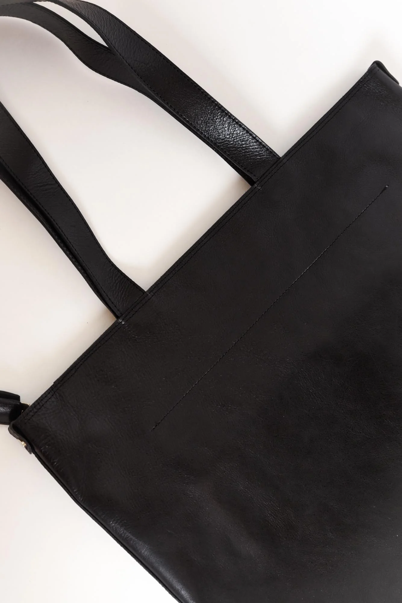 Fenna Black Leather Tote - Image 4